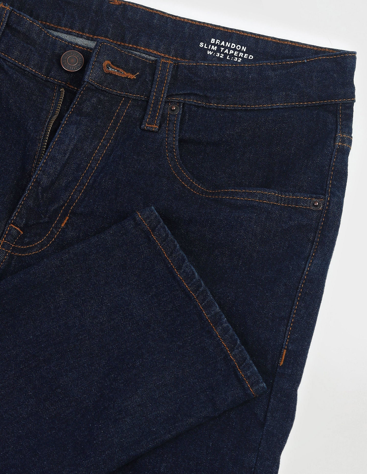 Brandon Slim Fit Blue Jeans Navy - U.S. Polo Assn. India | Large
