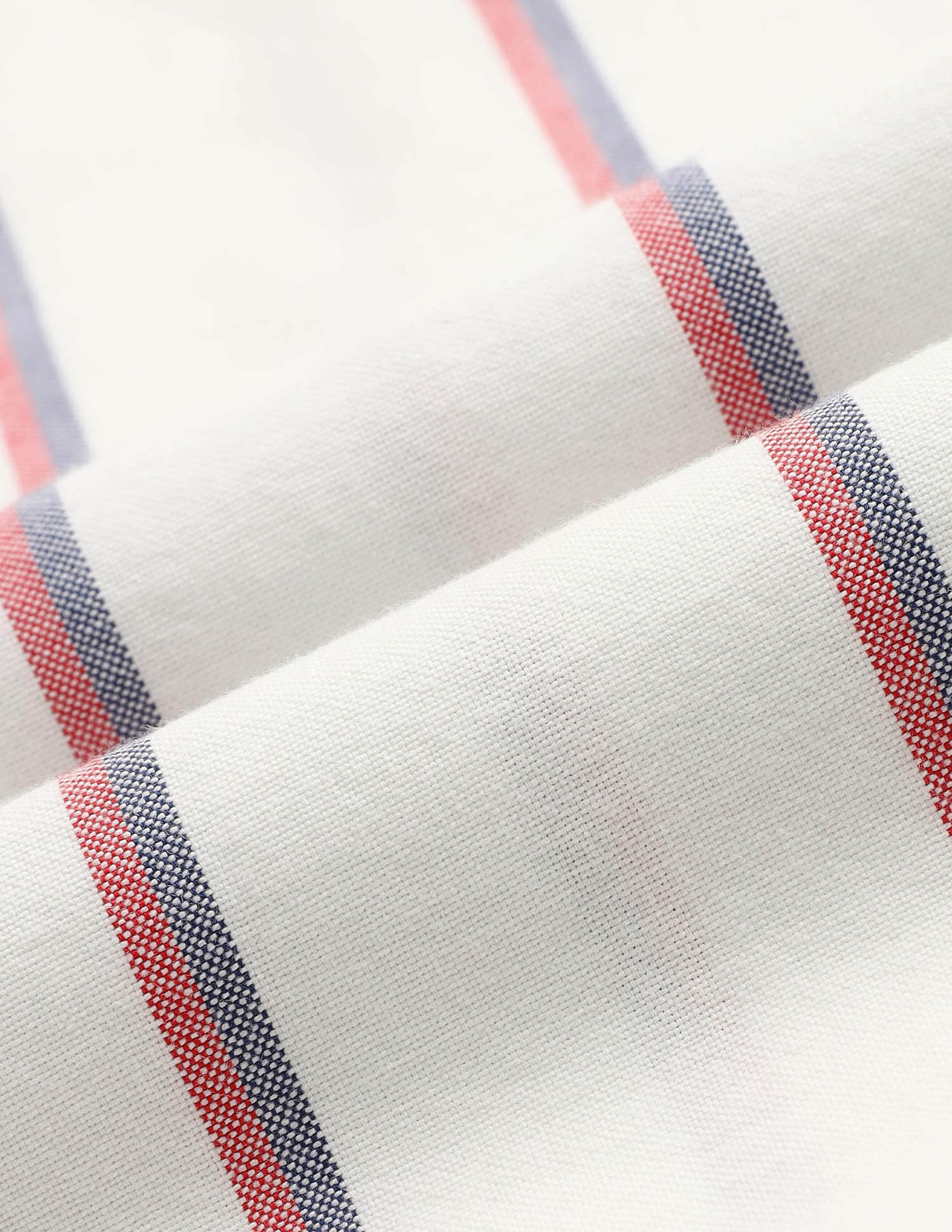 Vertical Striped Oxford Button-Down Shirt White - U.S. Polo Assn. India | Large