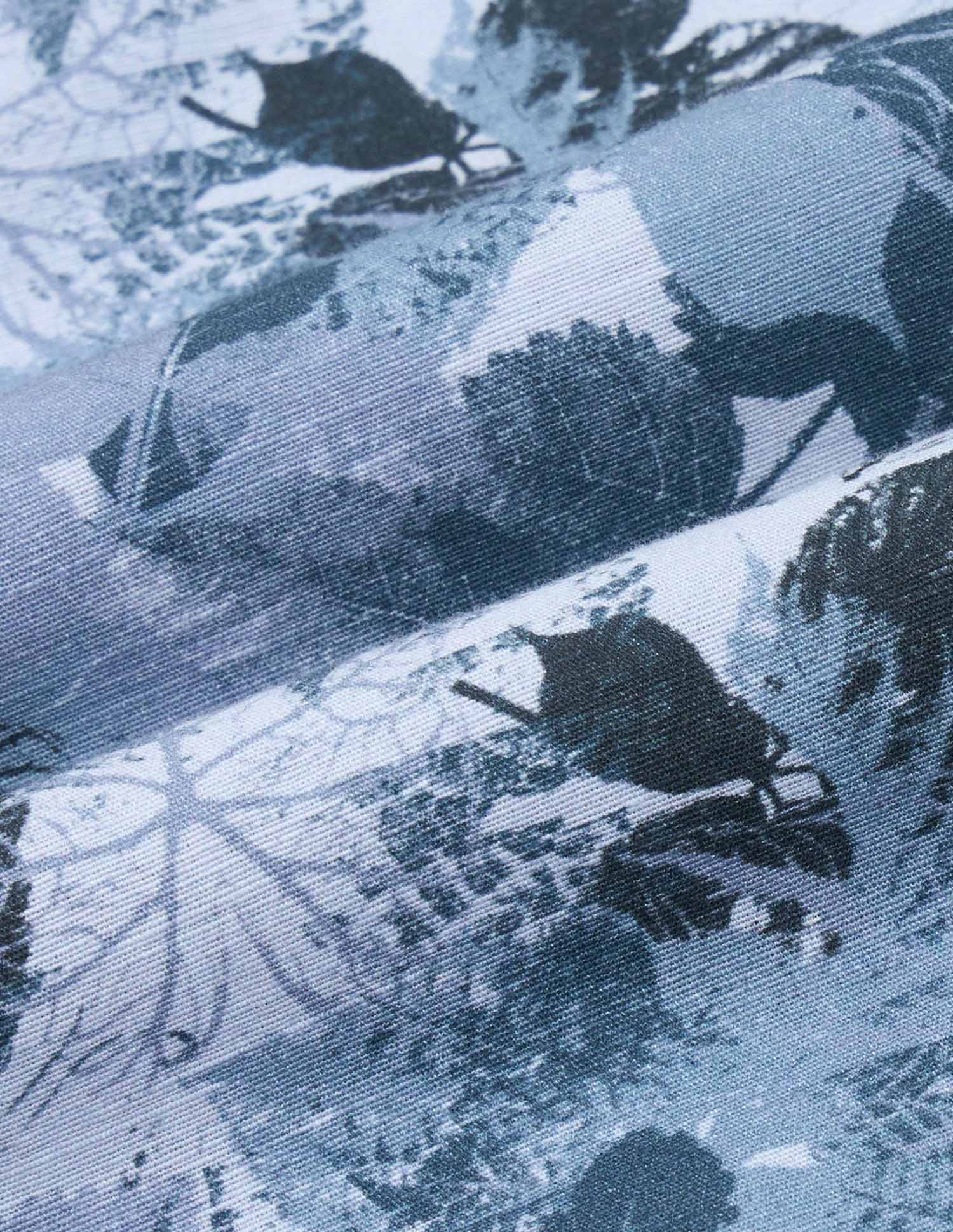 Regular Fit Floral Printed Shirt Blue - U.S. POLO ASSN. | Large