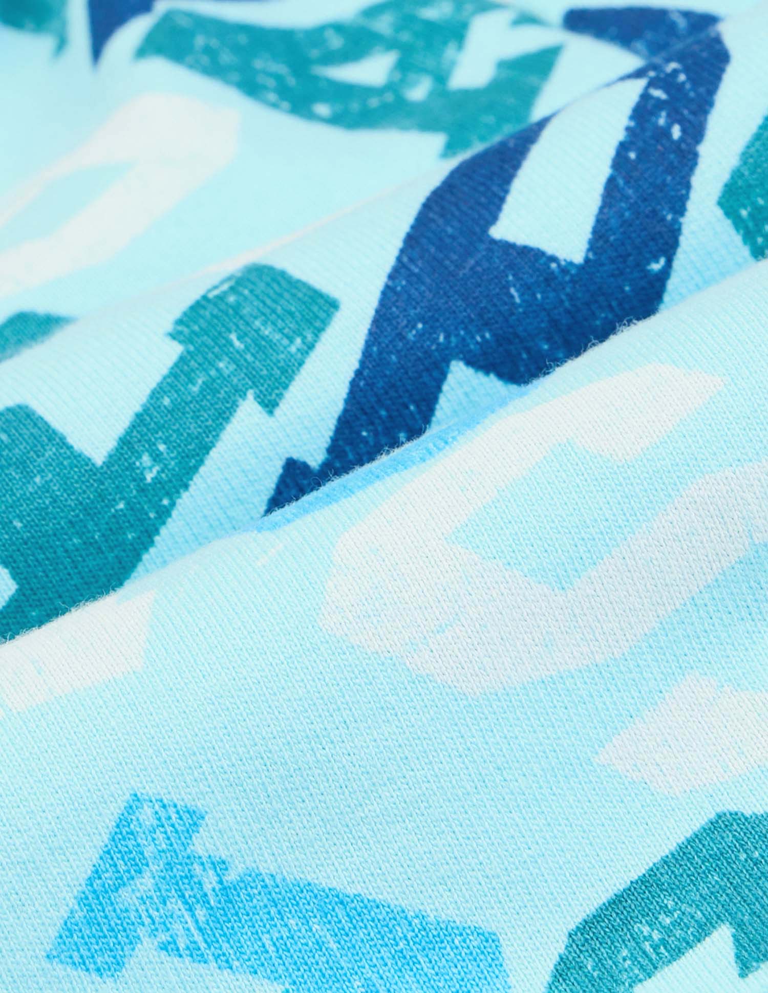 Boys Brand Printed Shorts Light Blue - U.S. POLO ASSN. | Large