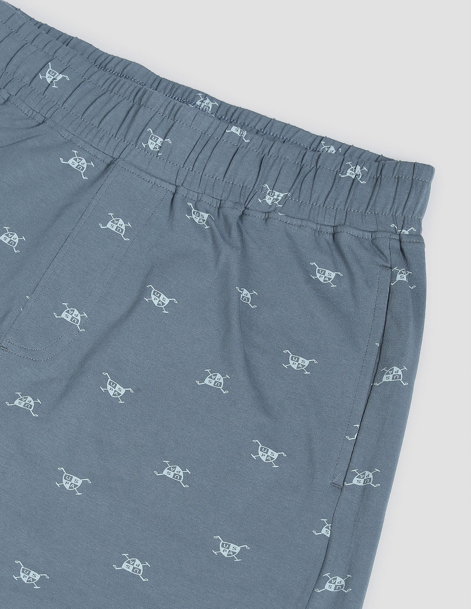 All Over Print OELP2 Lounge Track Pants - Pack Of 1 Light Blue - U.S. POLO ASSN. | Large