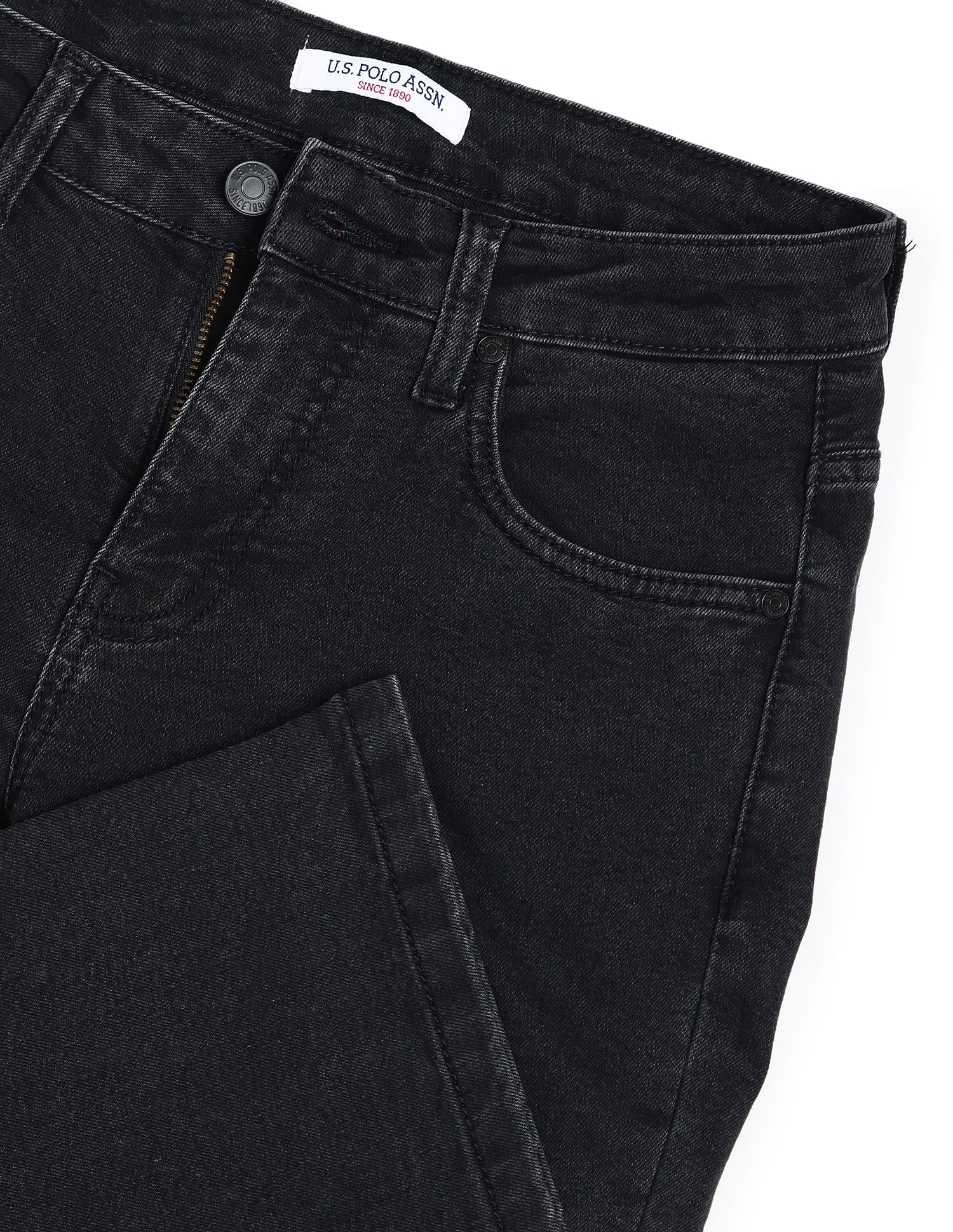 Mid Rise Bootcut Fit Jeans Dark Grey - U.S. POLO ASSN. | Large