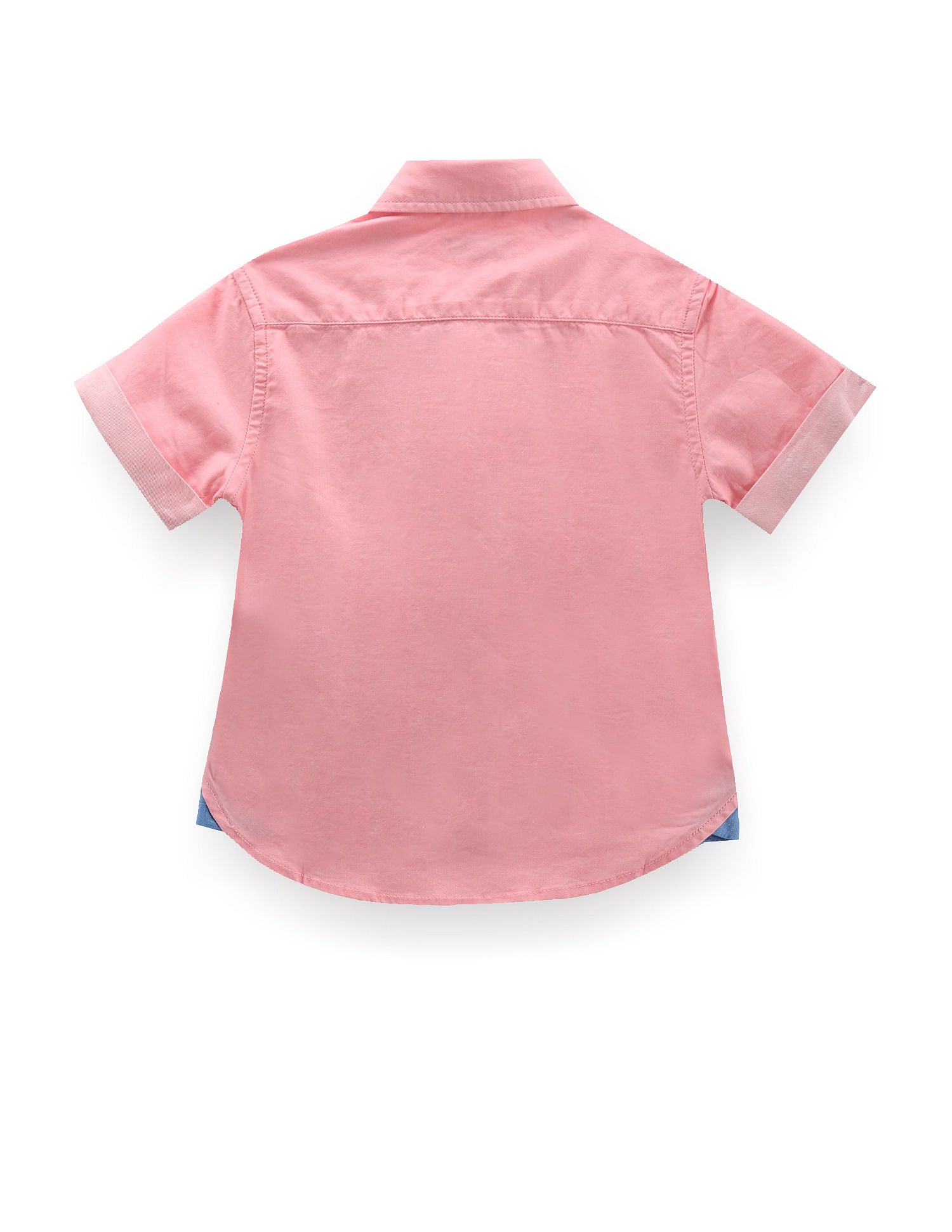Boys Solid Twill Shirt Pink - U.S. Polo Assn. India | Large