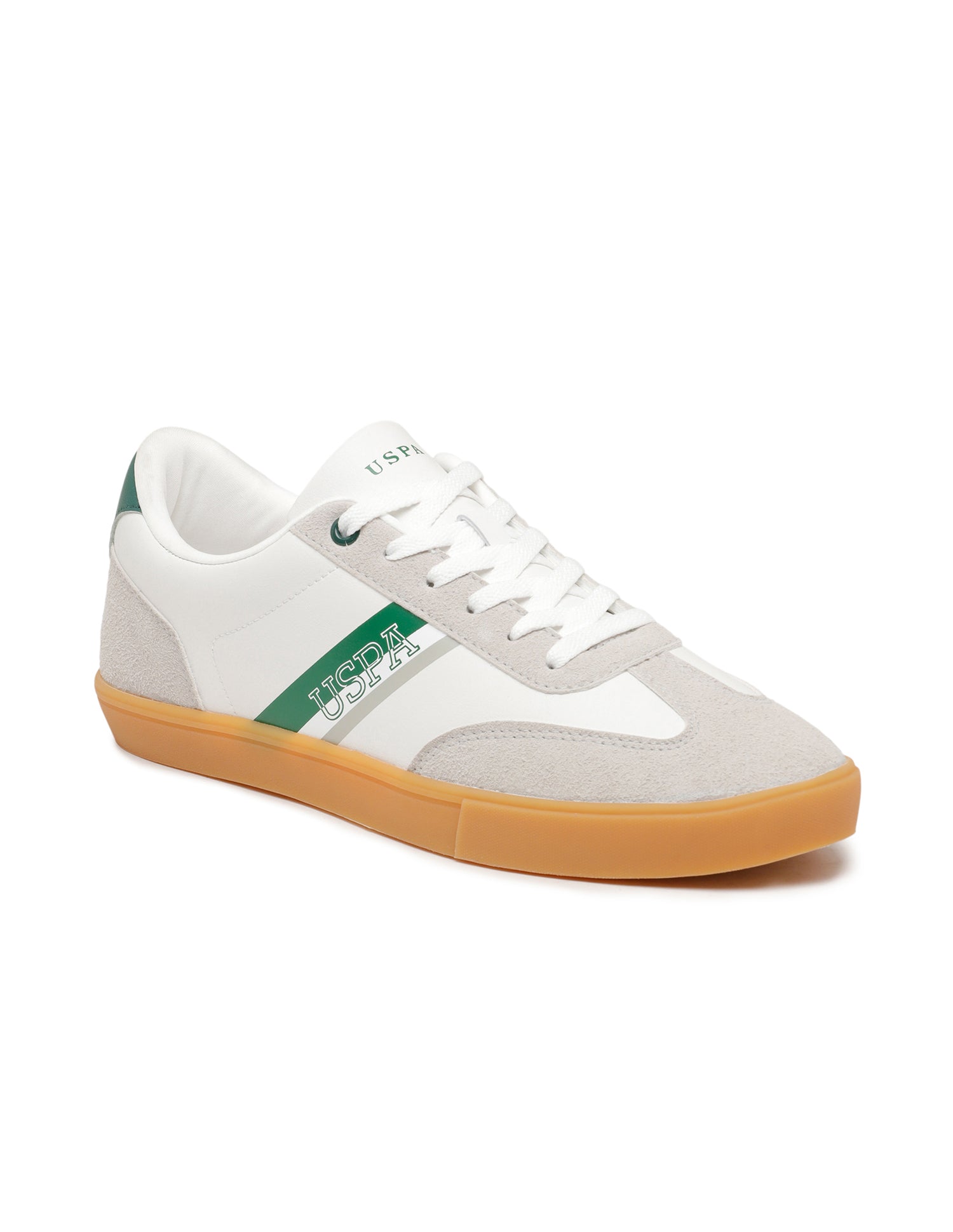 Men Colourblocked Hamet Sneakers Off White - U.S. Polo Assn. India | Large