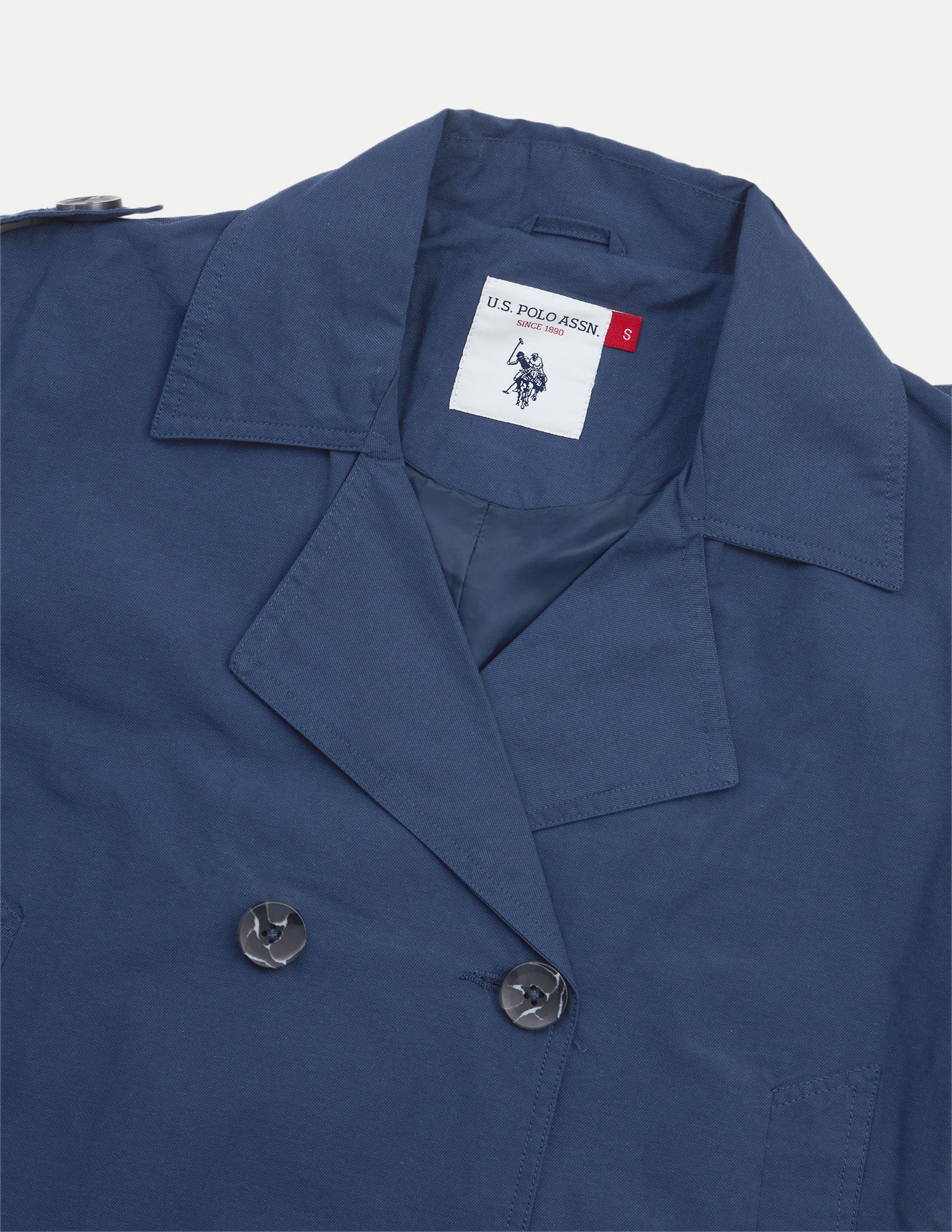 Cropped Boxy Twill Jacket Navy - U.S. Polo Assn. India | Large