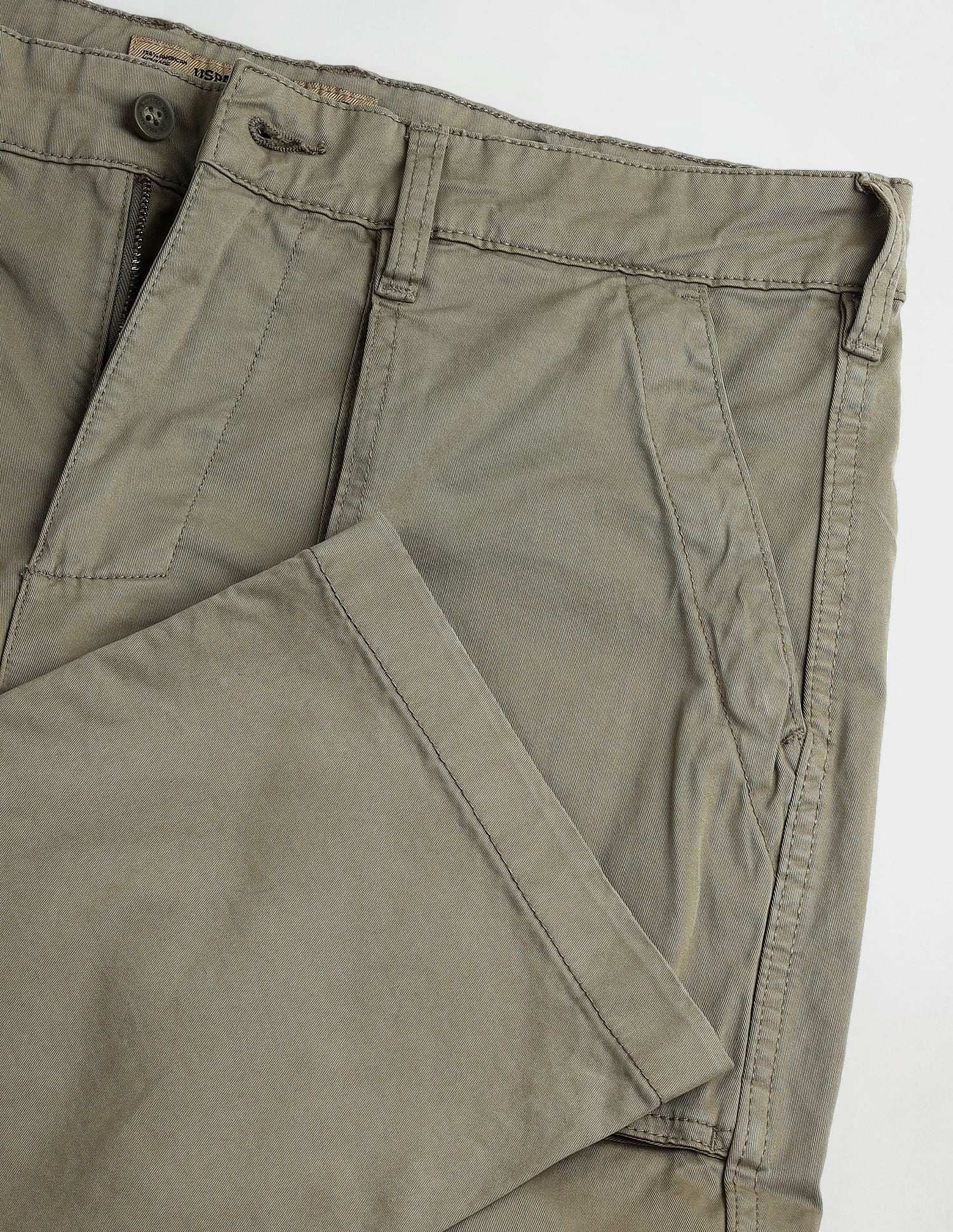 Slim Tapered Twill Trousers Olive - U.S. Polo Assn. India | Large