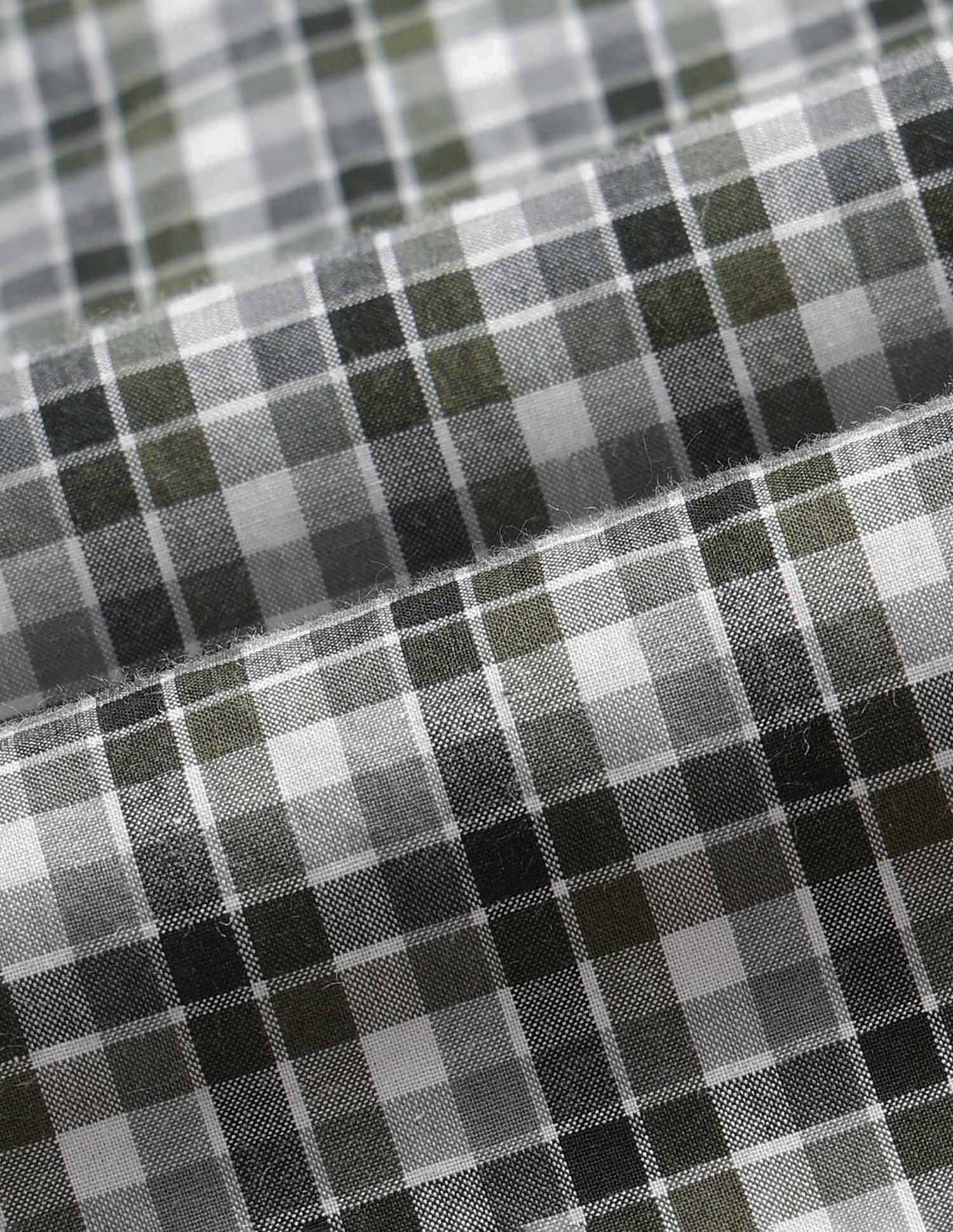 Tartan Checked Tailored Fit Shirt Olive - U.S. Polo Assn. India | Large