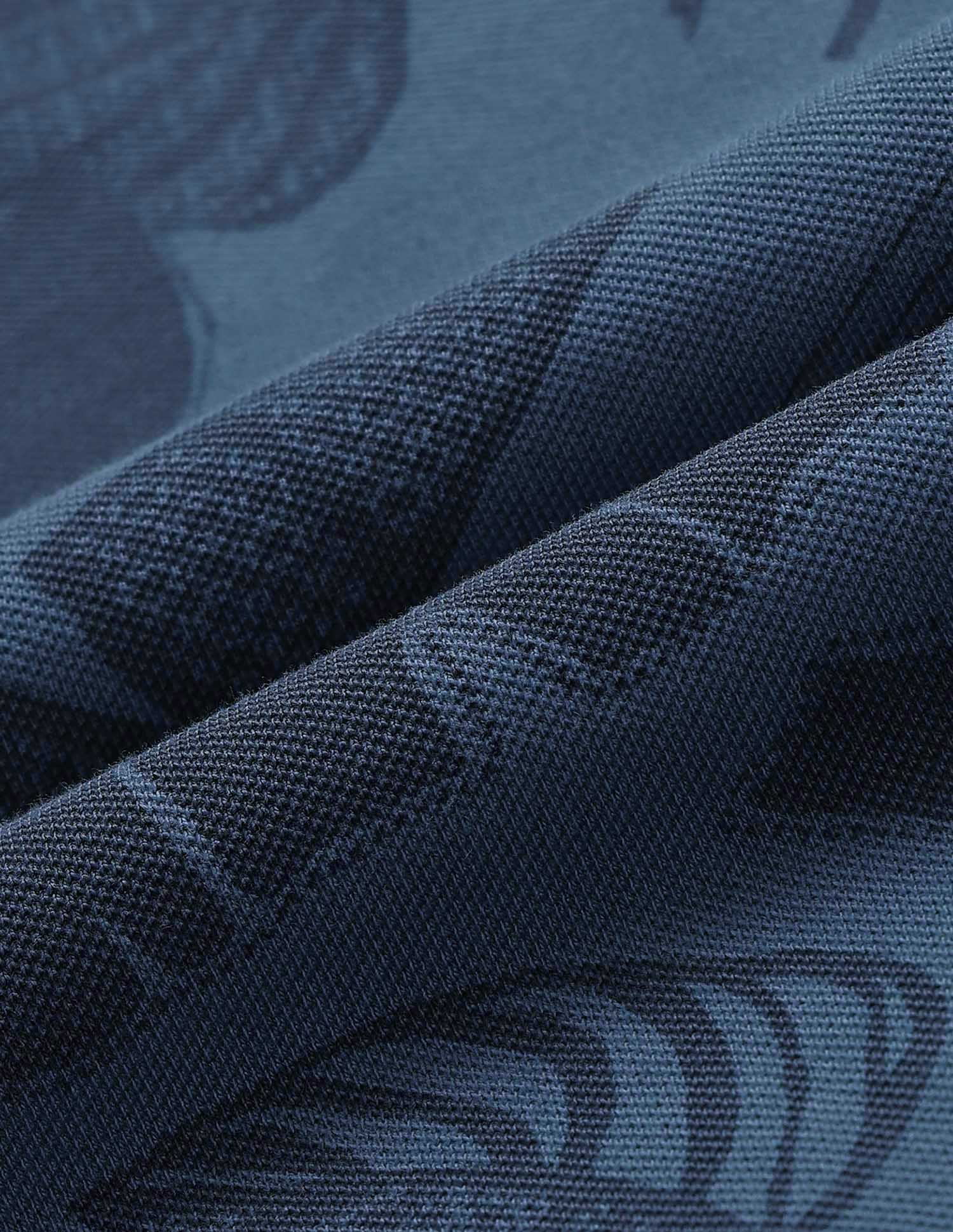 Tropical Printed Pure Cotton Polo Shirt Navy - U.S. POLO ASSN. | Large