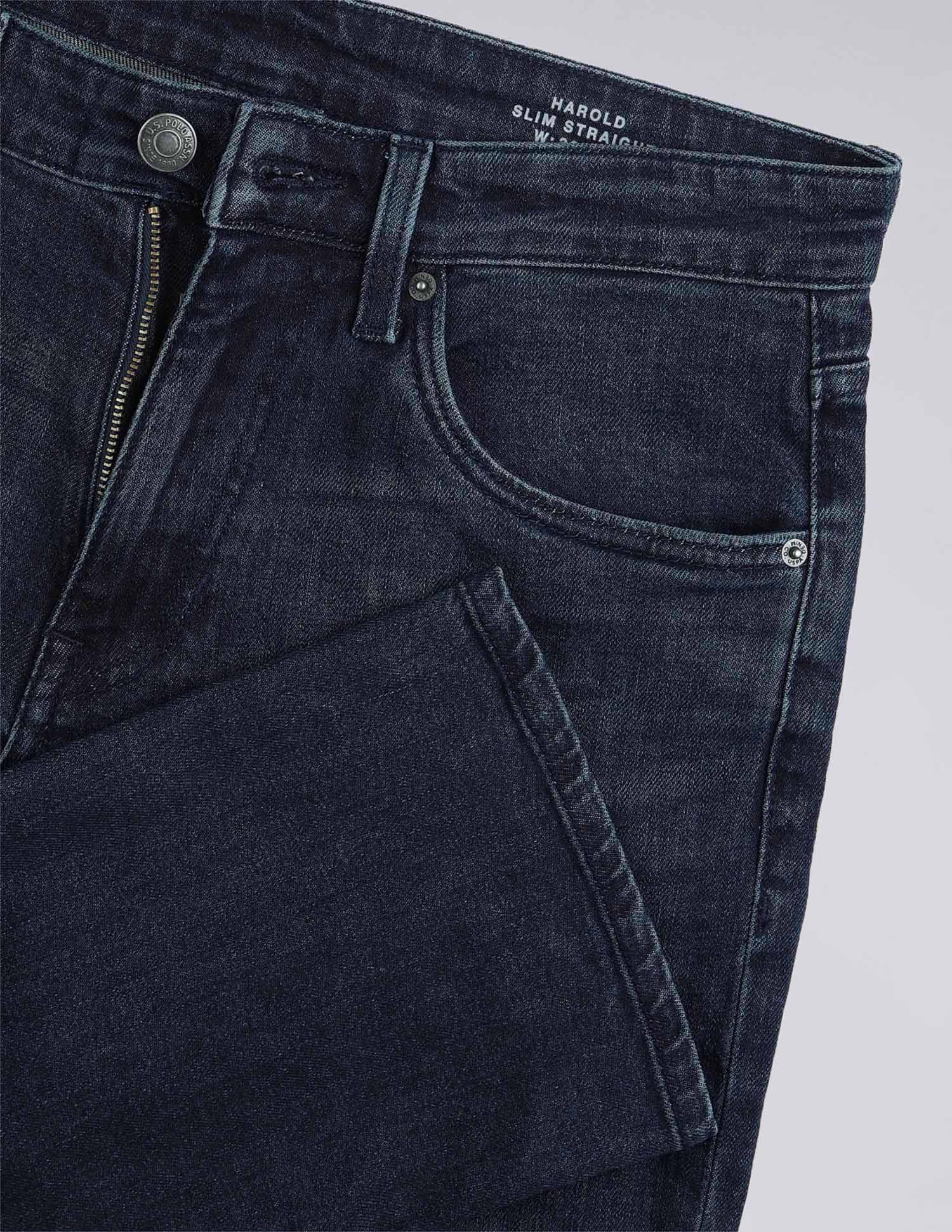 Harold Slim Straight Fit Blue Jeans Dark Wash - U.S. POLO ASSN. | Large