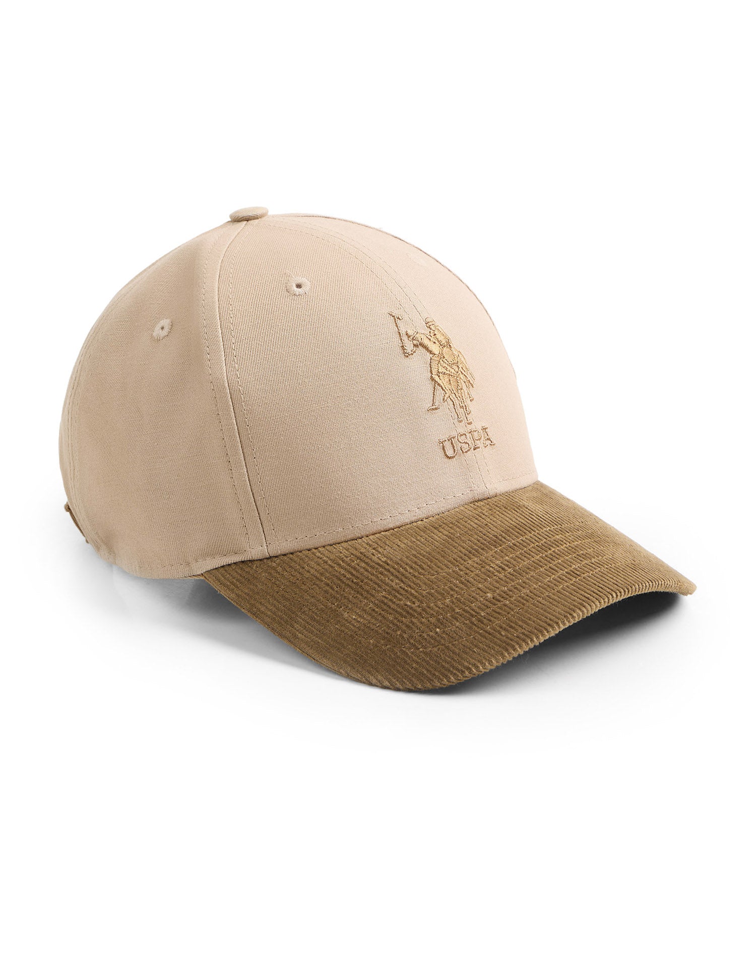 Corduroy Legend Of Horseshoe Cap Beige - U.S. POLO ASSN. | Large