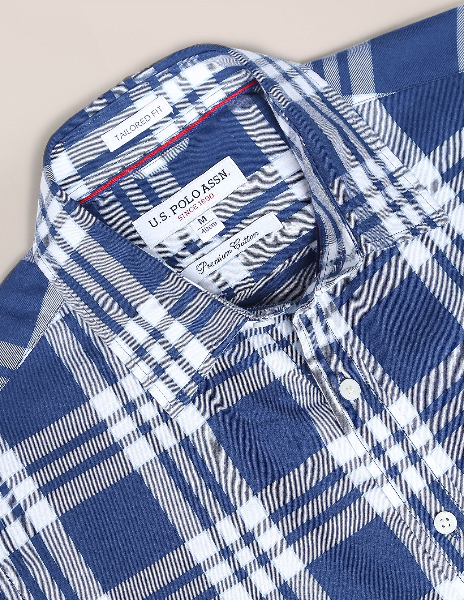 Tartan Check Twill Casual Shirt – U.S. Polo Assn. India