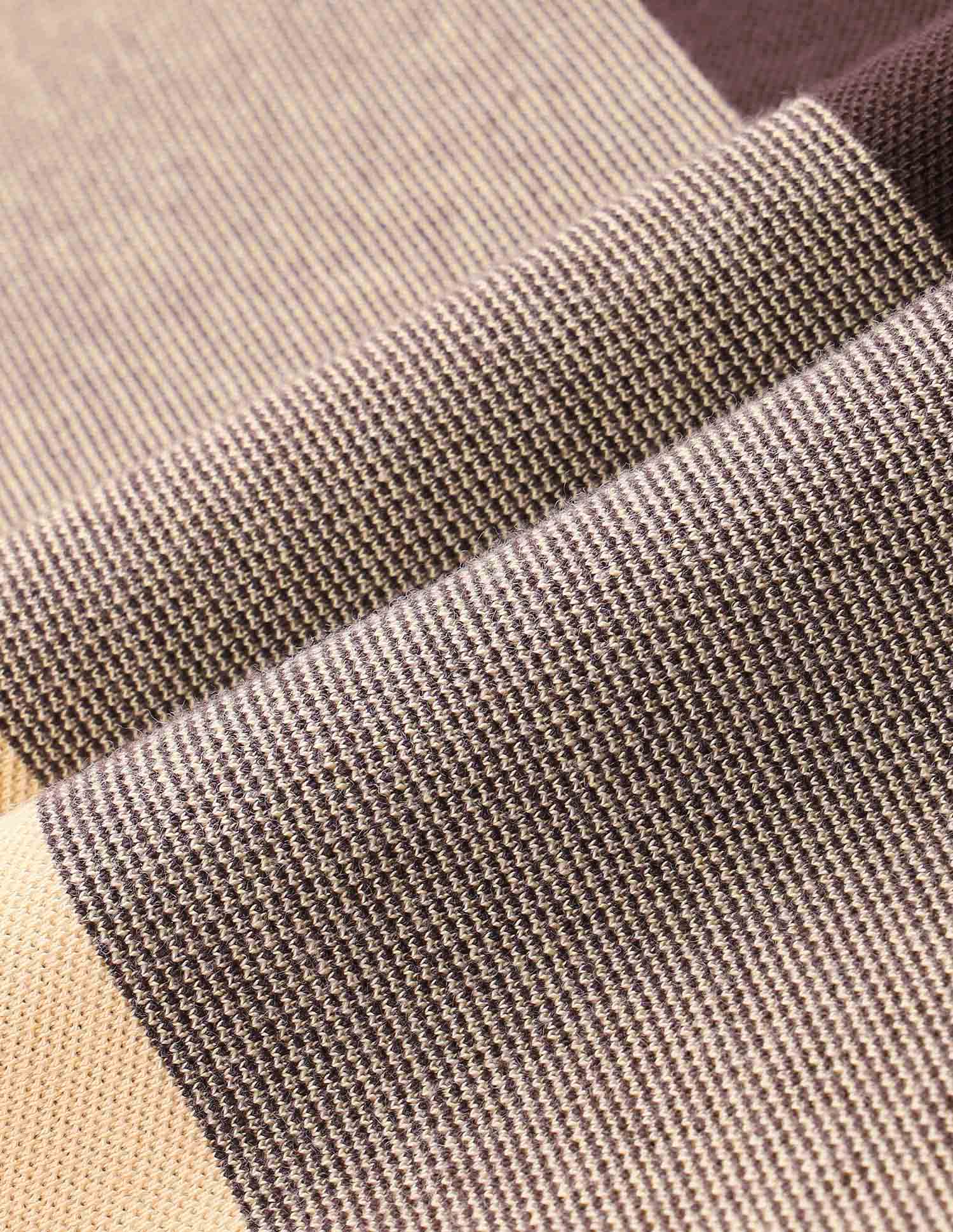 Colourblocked Slim Fit Polo Shirt Dark Brown - U.S. POLO ASSN. | Large