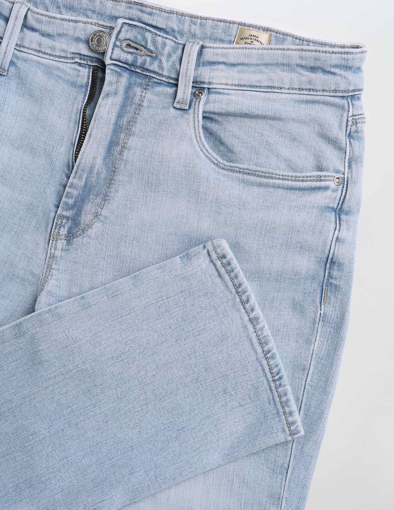 Harold Slim Straight Fit Blue Jeans Blue - U.S. POLO ASSN. | Large