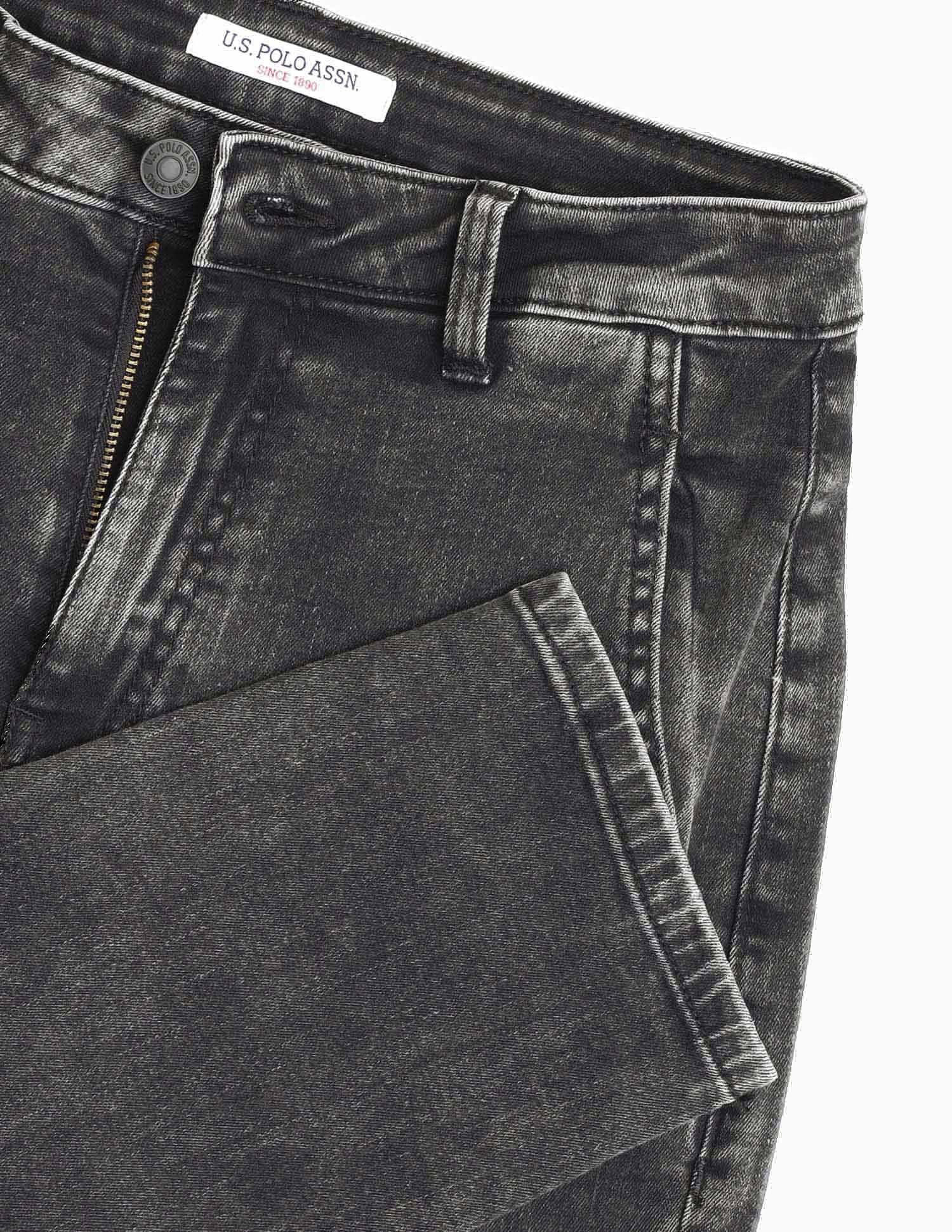 High Rise Mom Fit Jeans Charcoal - U.S. POLO ASSN. | Large