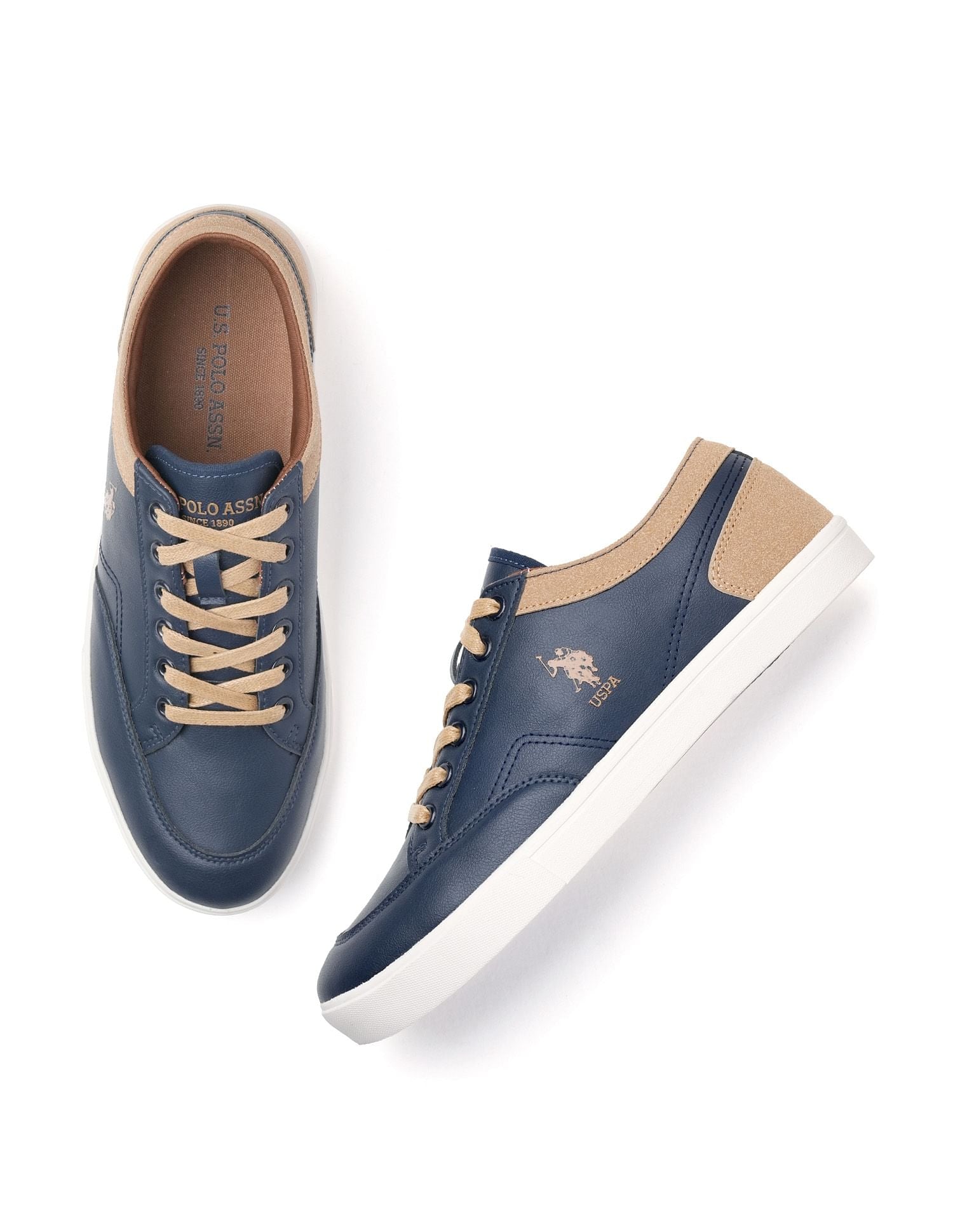 Men Monton 7.0 Colourblocked Sneakers Navy - U.S. POLO ASSN. | Large