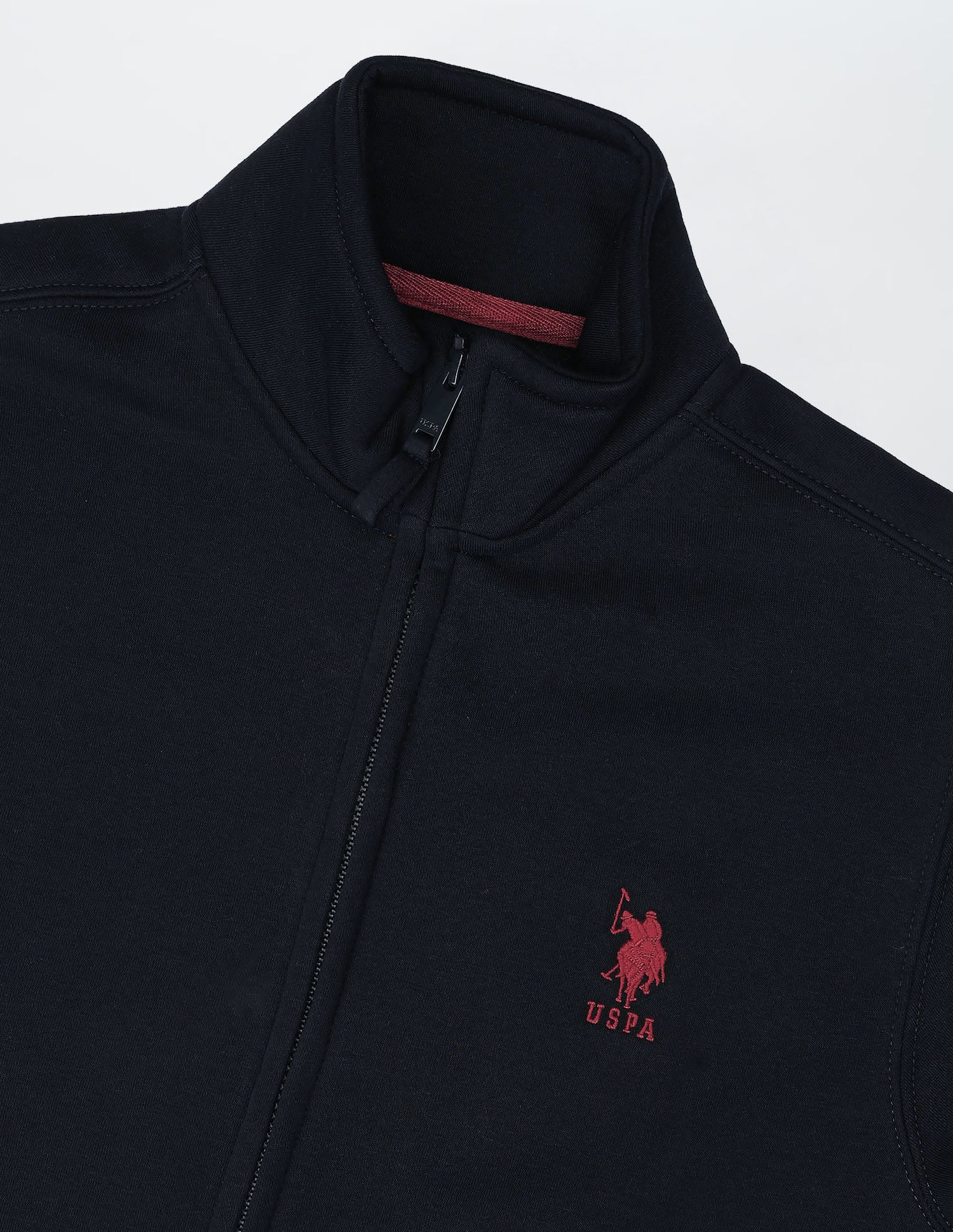 Solid Regular Fit Sweatshirt Navy - U.S. POLO ASSN. | Large