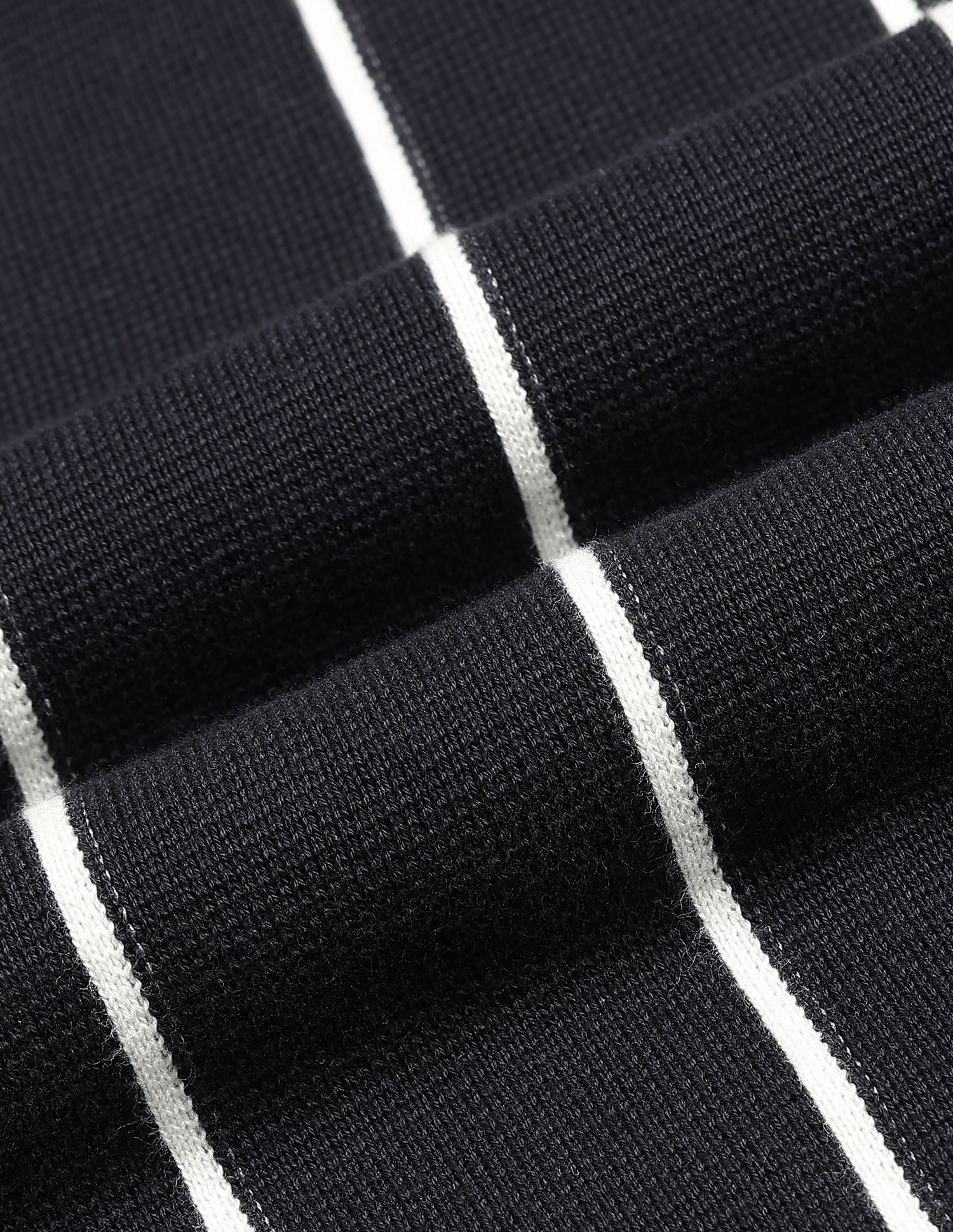 Vertical Striped Slim Fit Polo Shirt Navy - U.S. Polo Assn. India | Large