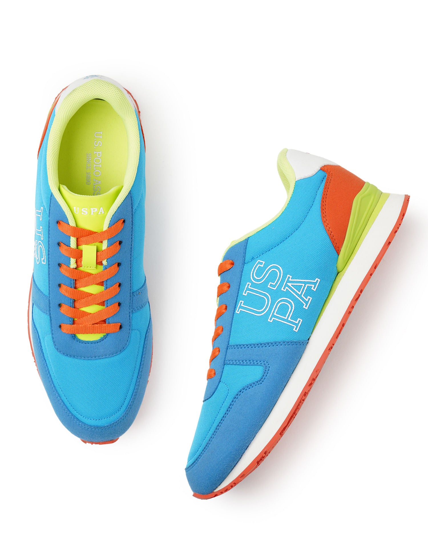 Men Cregon Royal Blue Retro Sneakers Royal Blue - U.S. Polo Assn. India | Large