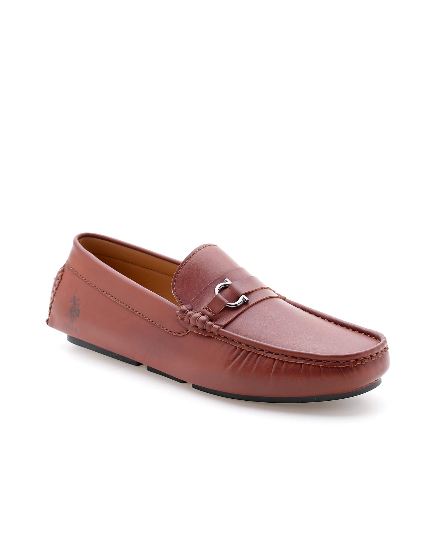 Men Solid Cronus 6.0 Loafers Tan - U.S. Polo Assn. India | Large
