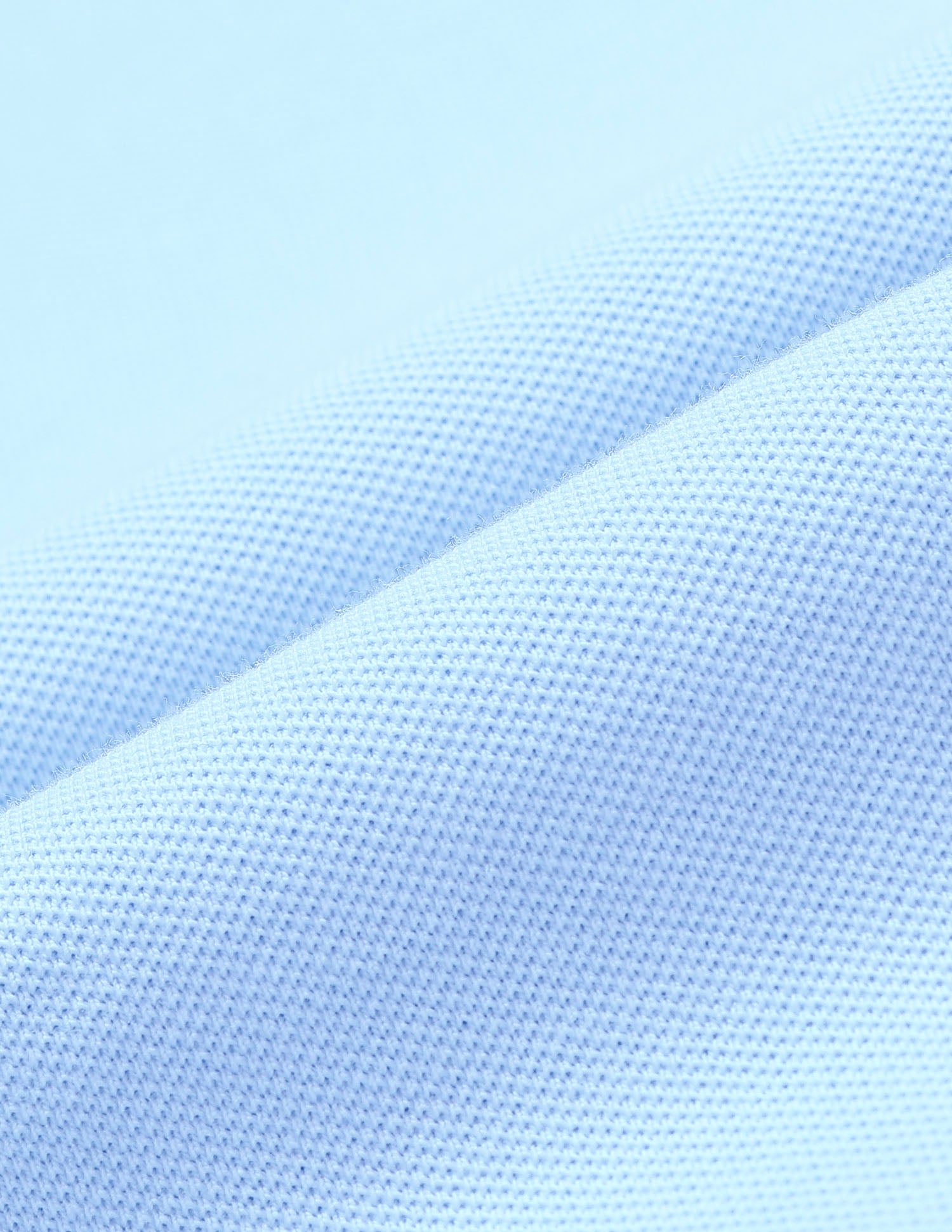 Solid Pure Cotton Polo Shirt Light Blue - U.S. POLO ASSN. | Large