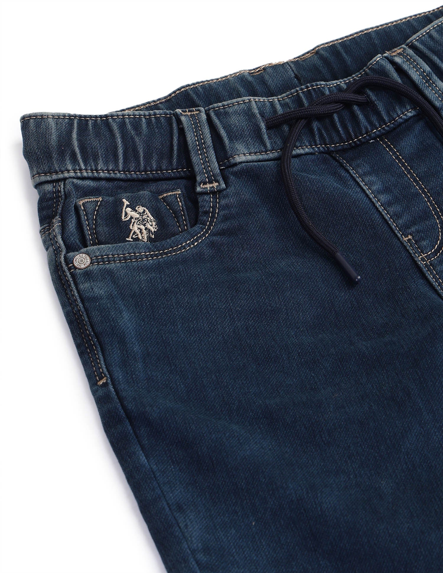 Regular fit Solid Jeans Blue - U.S. POLO ASSN. | Large