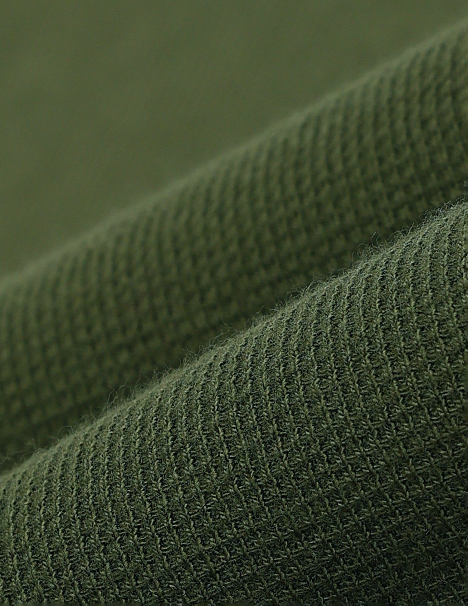 Textured Cotton Polo Shirt Olive - U.S. Polo Assn. India | Large