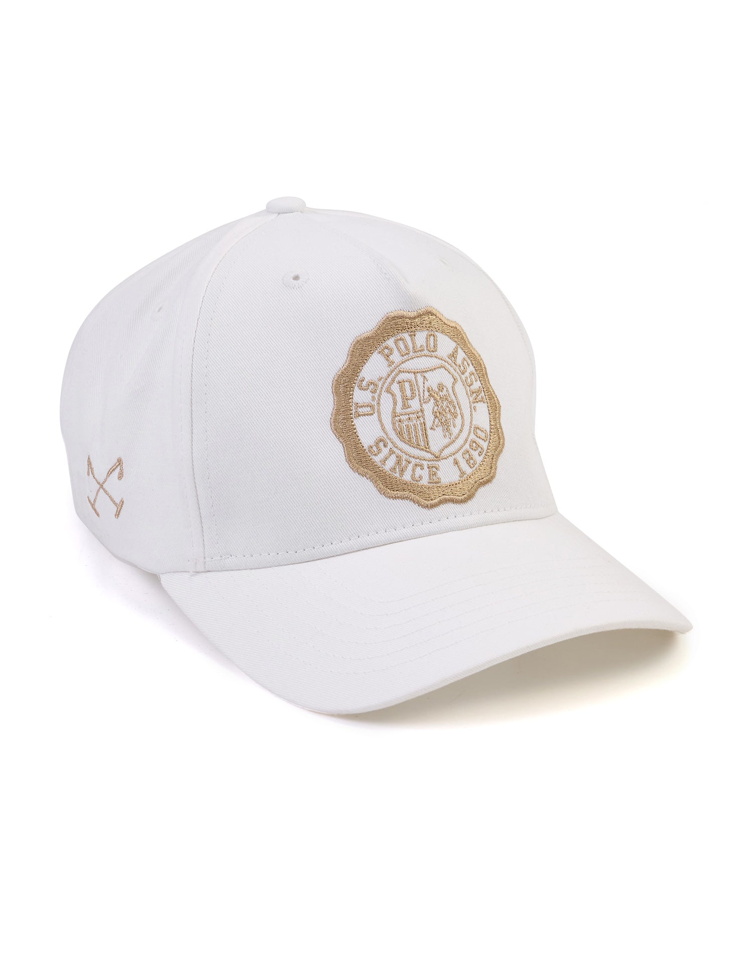 Brand Embroidered Twill Cap White - U.S. POLO ASSN. | Large