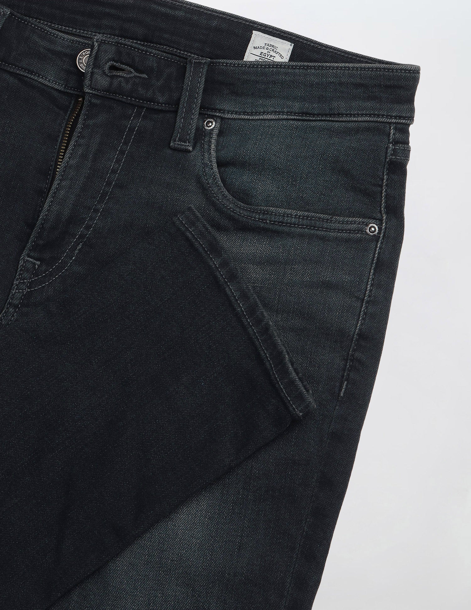 Brandon Slim Tapered Fit Grey Jeans Grey - U.S. Polo Assn. India | Large