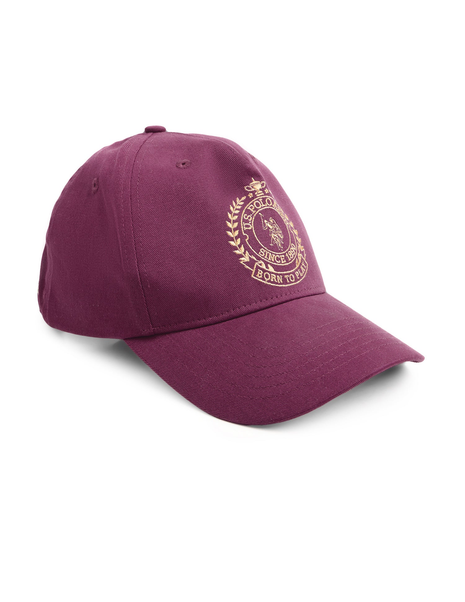 Brand Embroidered Twill Cap Cherry - U.S. Polo Assn. India | Large