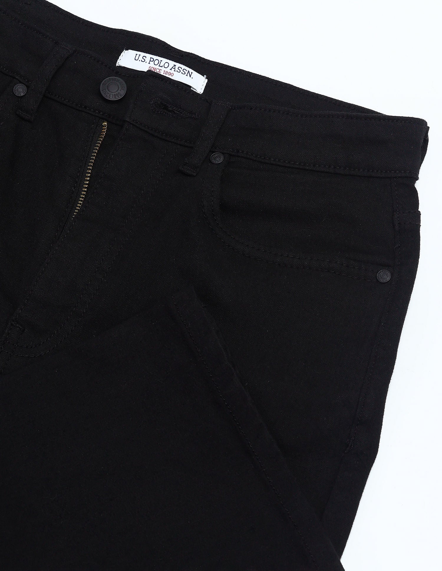 Ultra High Rise Bootcut Jeans Black - U.S. POLO ASSN. | Large