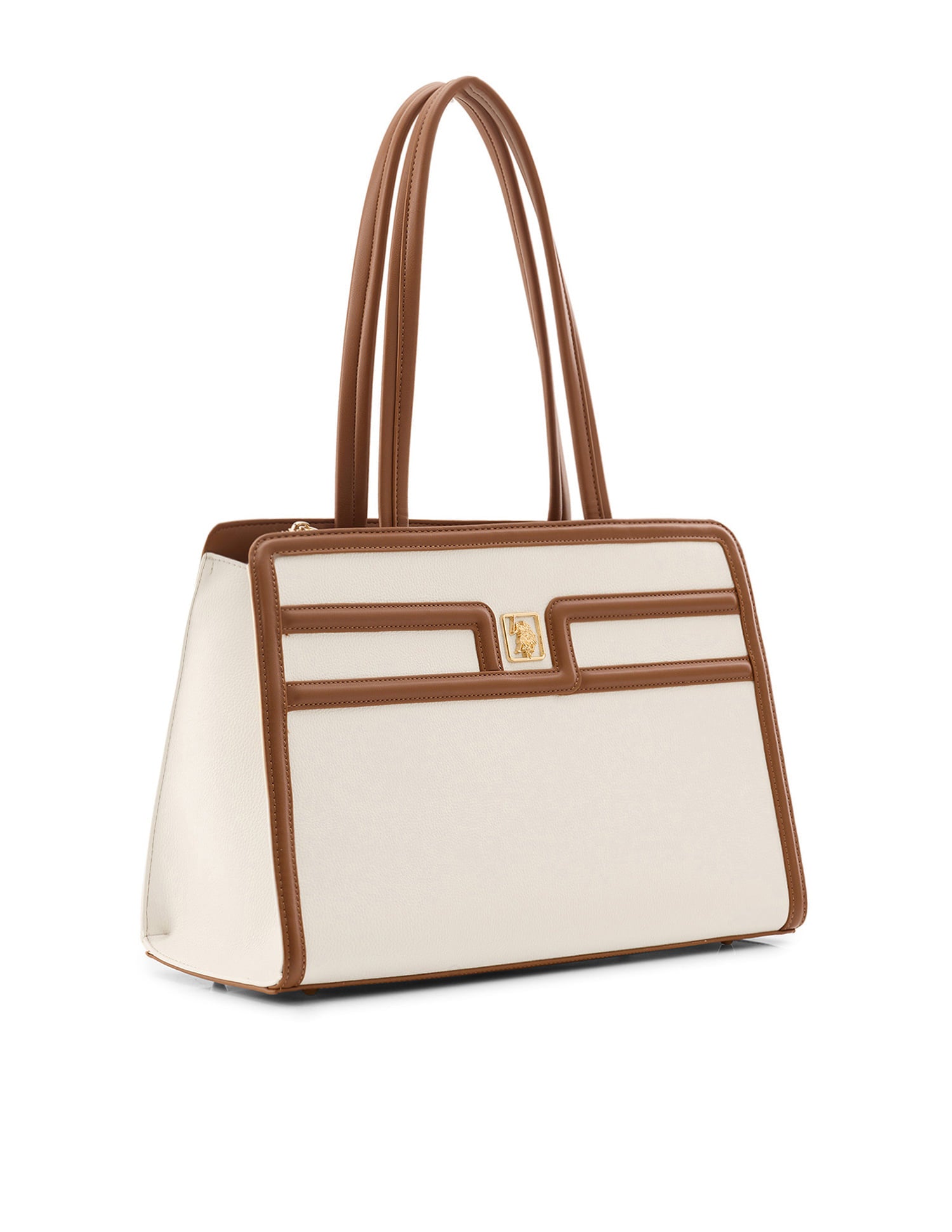 Carmen Satchel Bag Off White - U.S. Polo Assn. India | Large