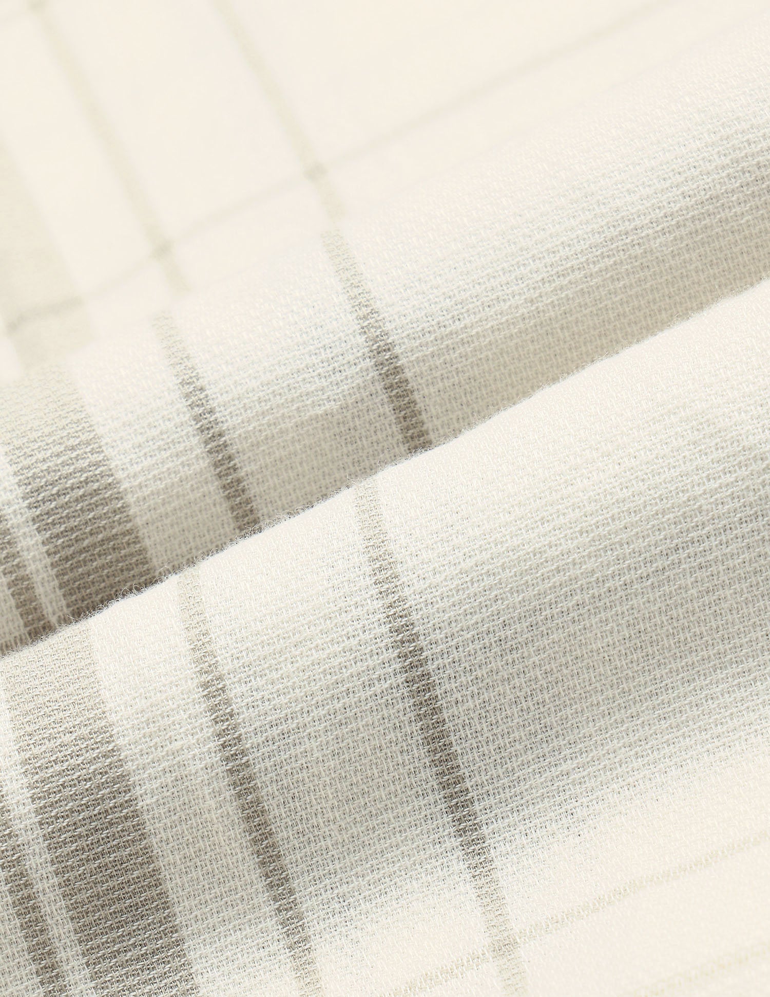 Grid Tattersall Checked Regular Fit Shirt Cream - U.S. Polo Assn. India | Large