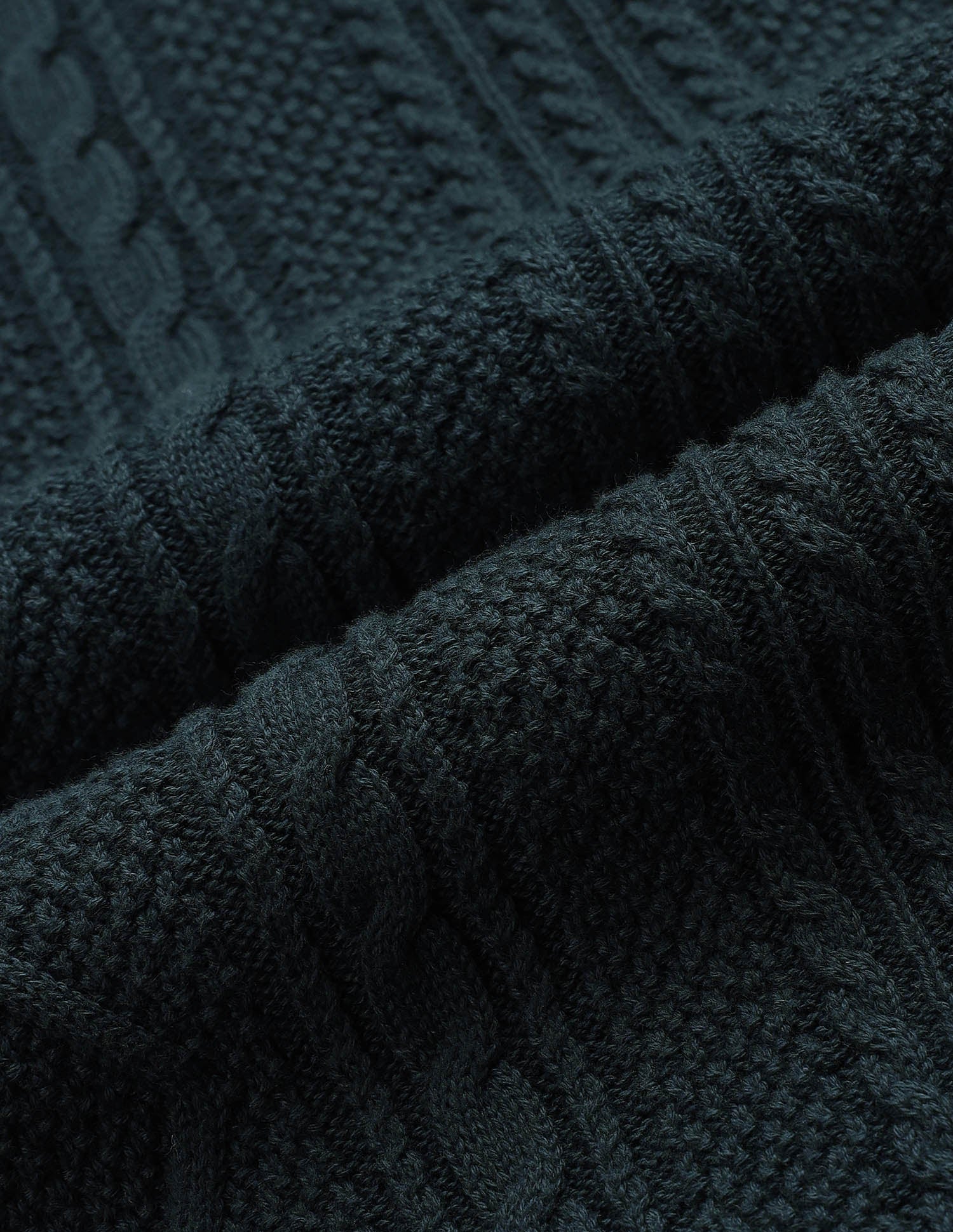 Cable Patterned Knit Regular Fit Sweater Olive - U.S. POLO ASSN. | Large