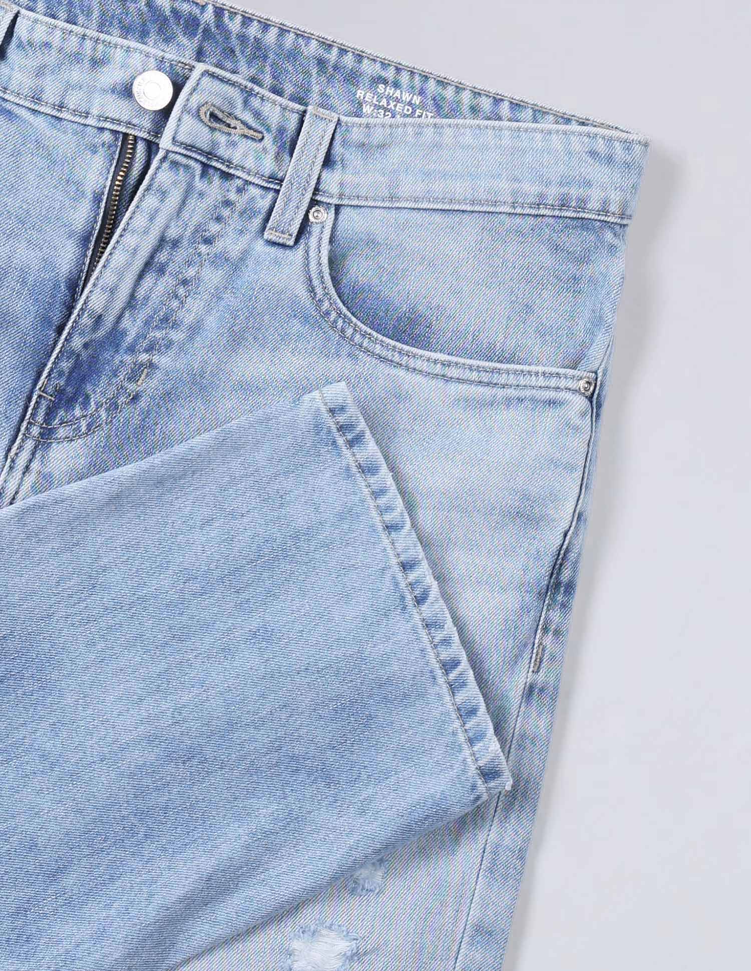 Shawn Relaxed Fit Vintage Jeans Light Wash - U.S. Polo Assn. India | Large
