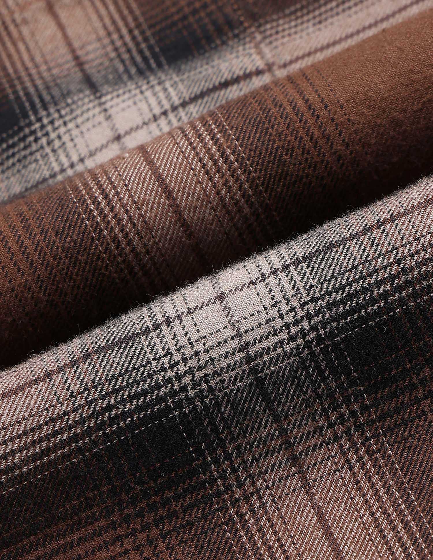 Tartan Checked Legend Of Horseshoe Shirt Rust - U.S. POLO ASSN. | Large