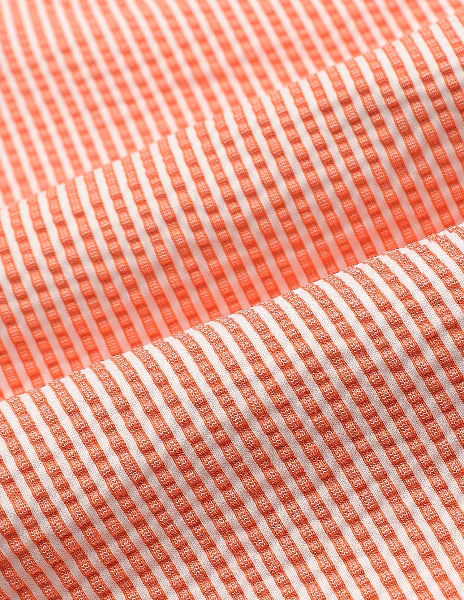 Boys Vertical Striped Regular Fit Shorts Orange - U.S. Polo Assn. India | Large