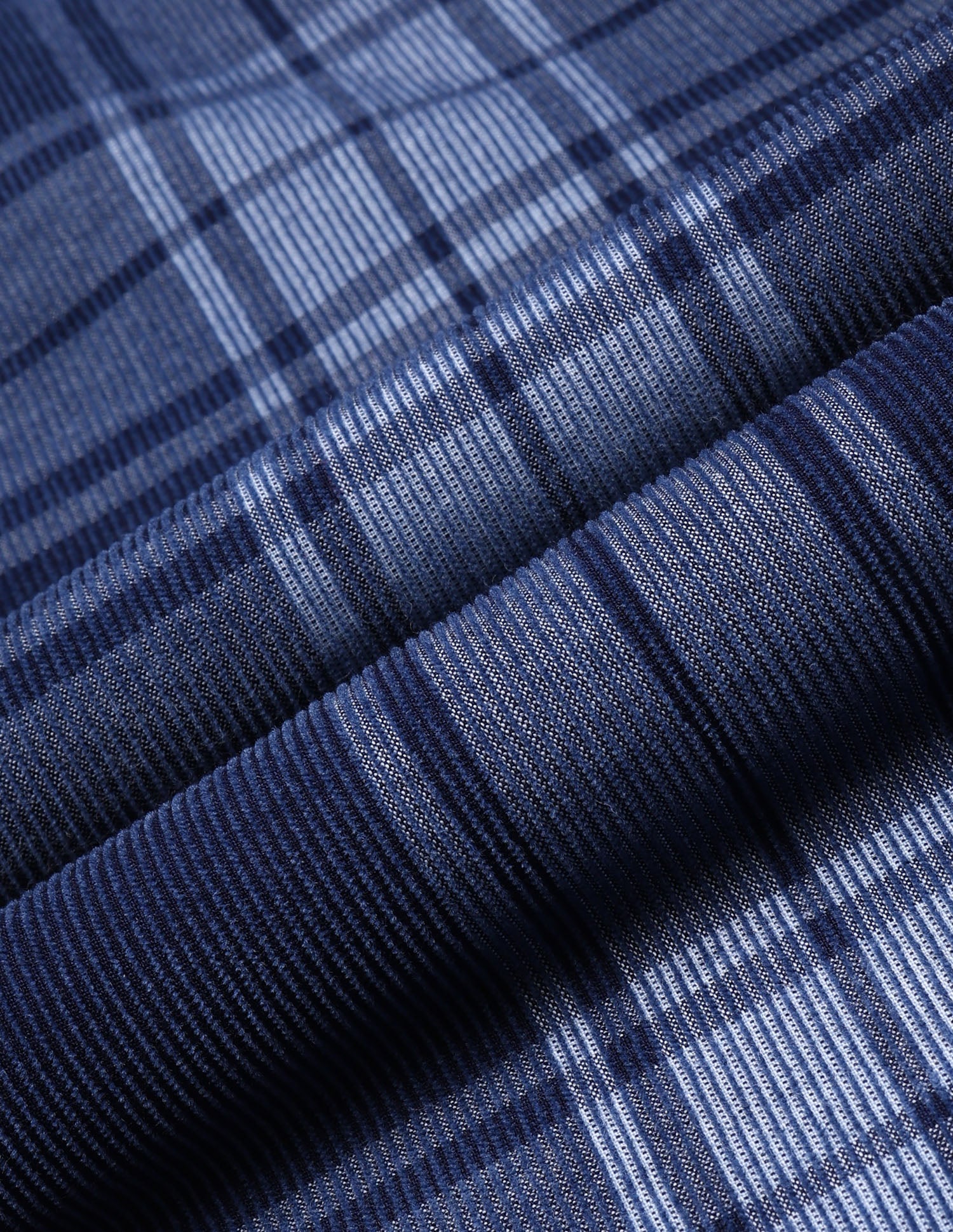 Plaid Checked Corduroy Shirt Dark Indigo - U.S. Polo Assn. India | Large