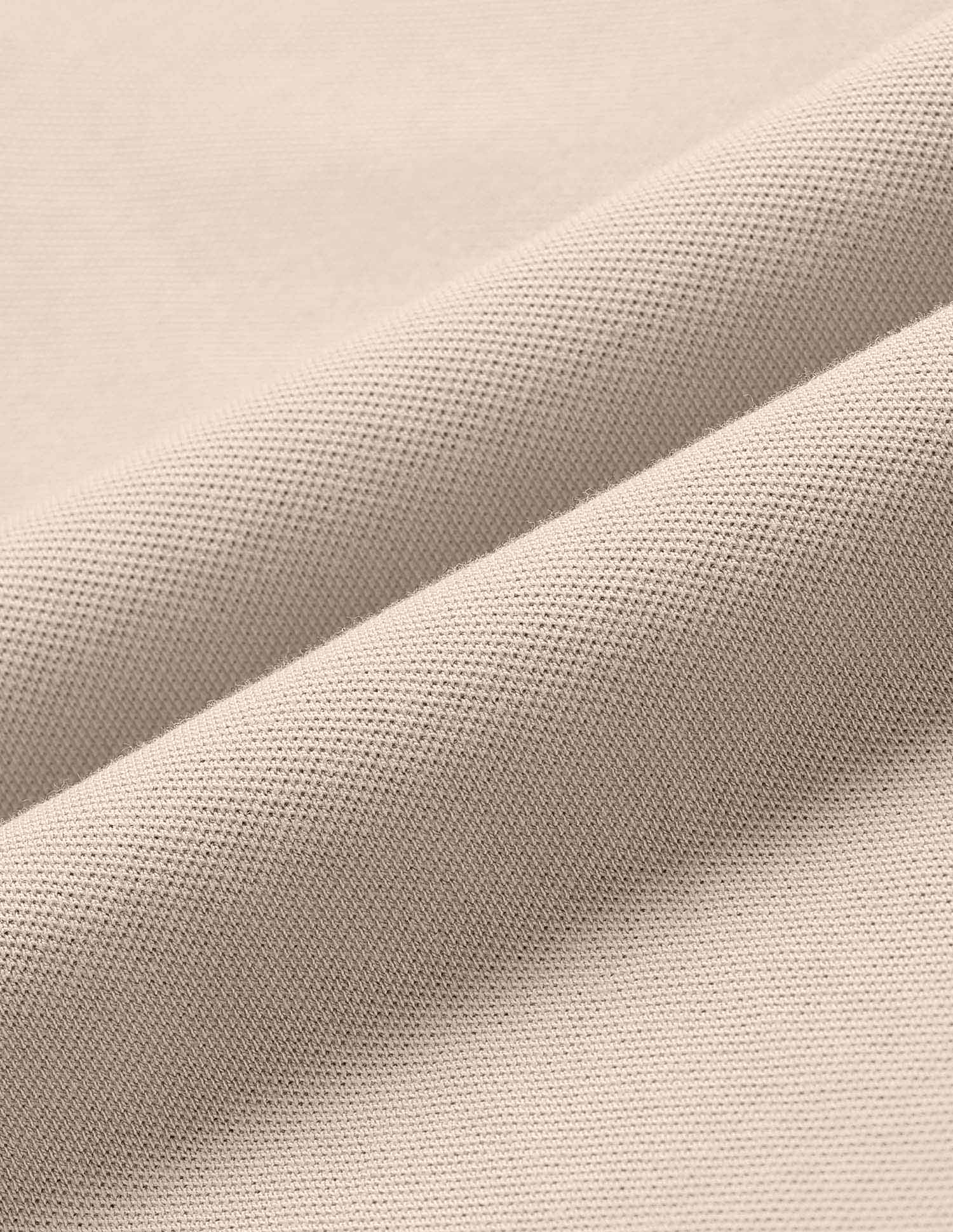 Solid Pure Cotton Polo Shirt Beige - U.S. POLO ASSN. | Large