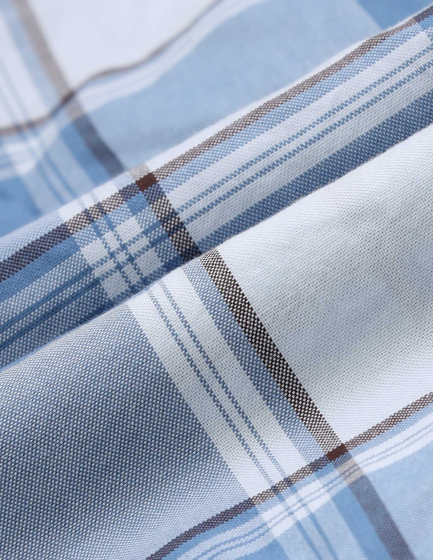 Buffalo Checked Pure Cotton Shirt Blue - U.S. POLO ASSN. | Large