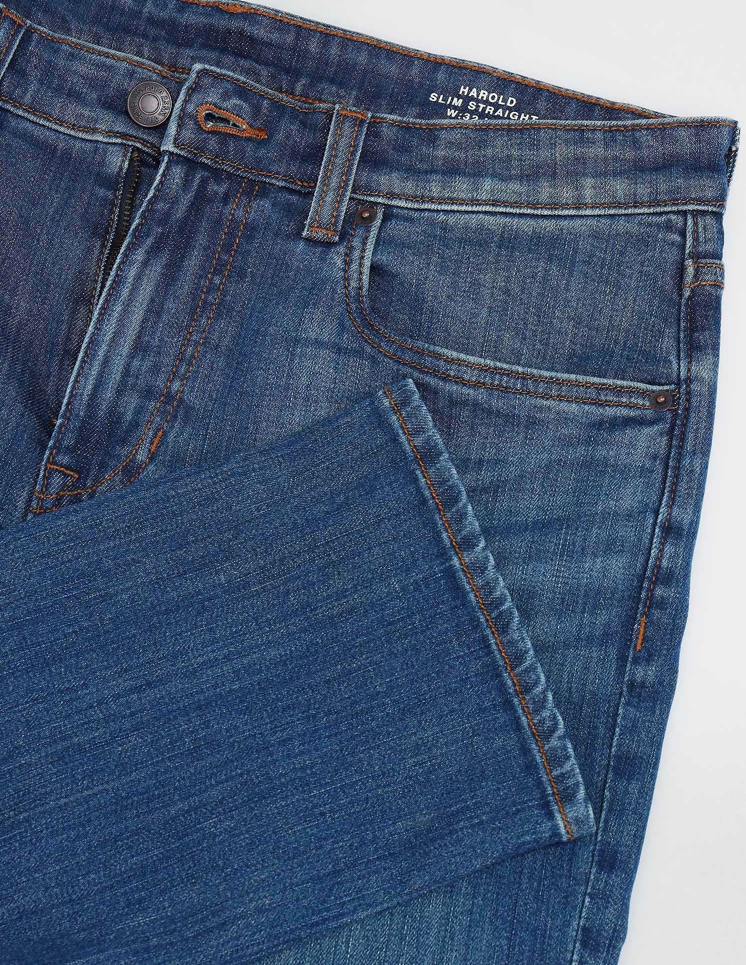 Harold Slim straight Fit Jeans Blue - U.S. POLO ASSN. | Large