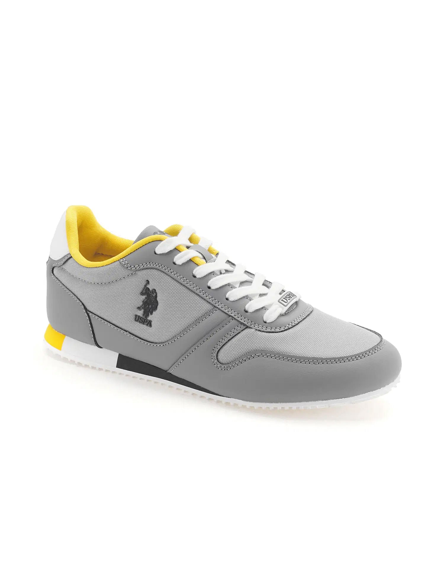 Men Clemt 3.0 Colourblocked Sneakers Grey - U.S. POLO ASSN. | Large