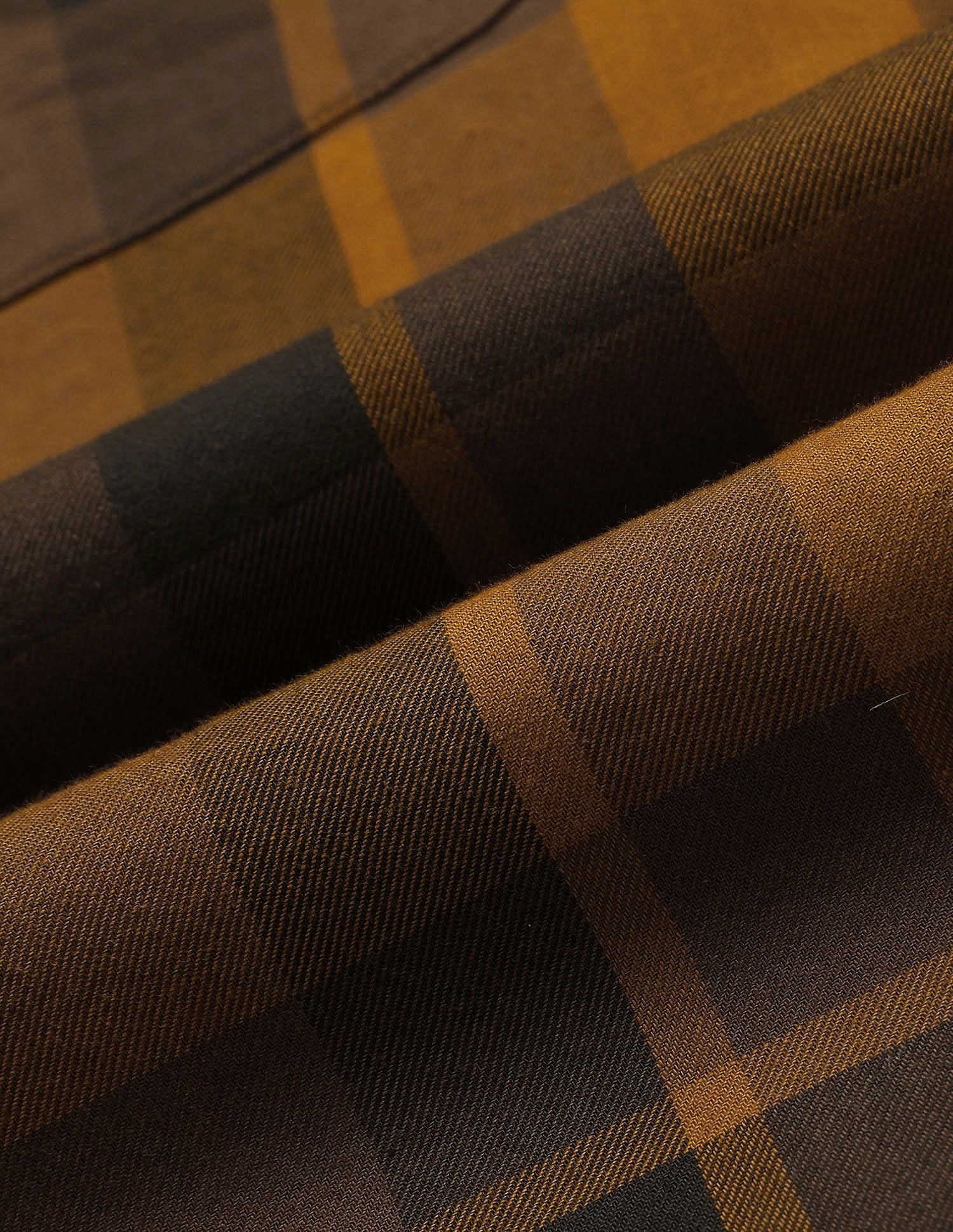 Slim Fit Twill Checked Shirt Khaki - U.S. POLO ASSN. | Large