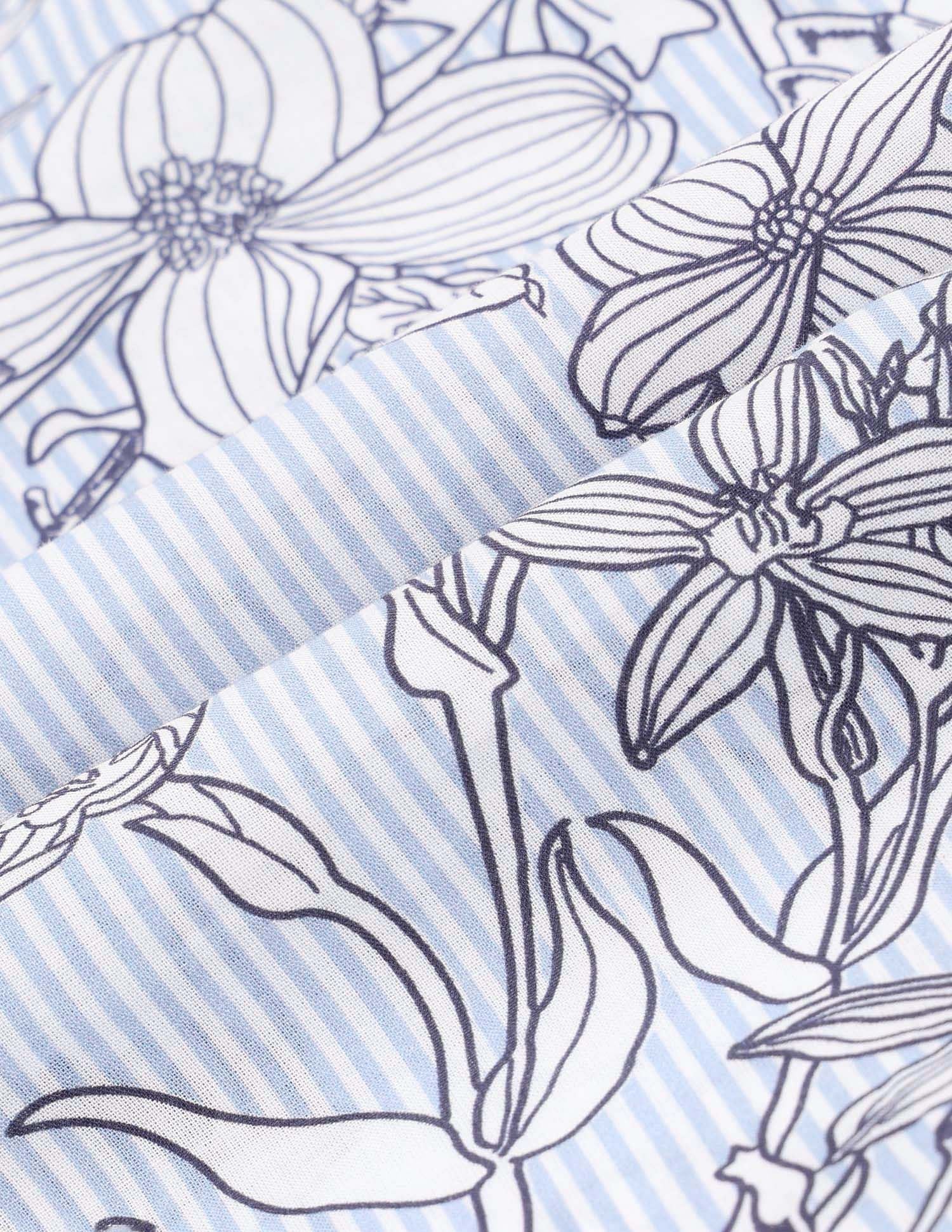 Floral Printed Dobby Shirt Multi-colour - U.S. POLO ASSN. | Large