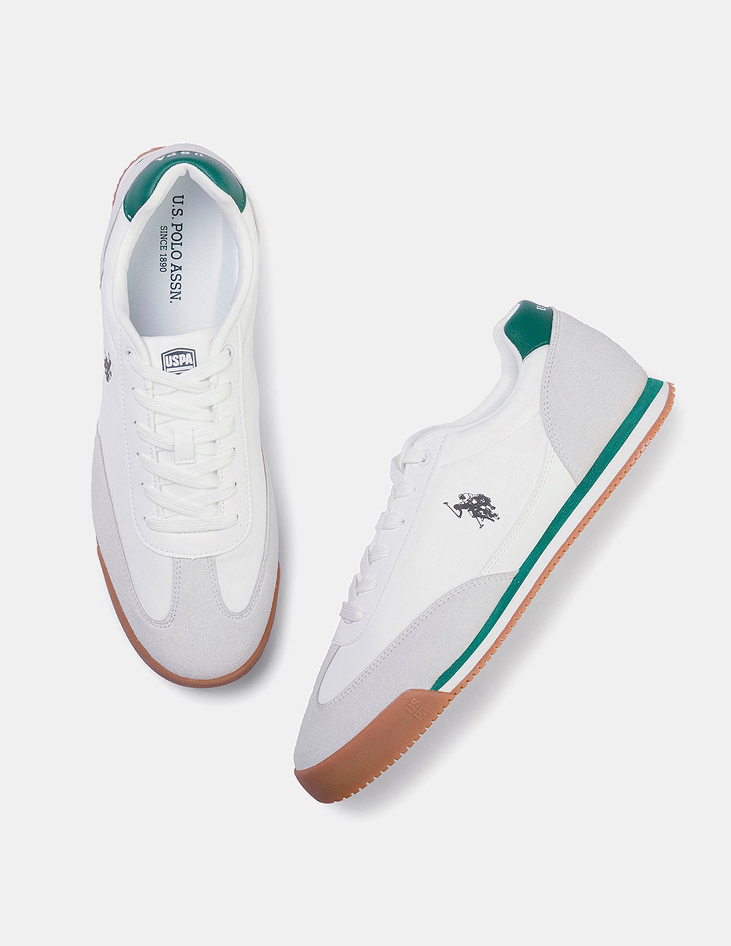 Men Round Toe Treviri Sneakers Off White - U.S. POLO ASSN. | Large