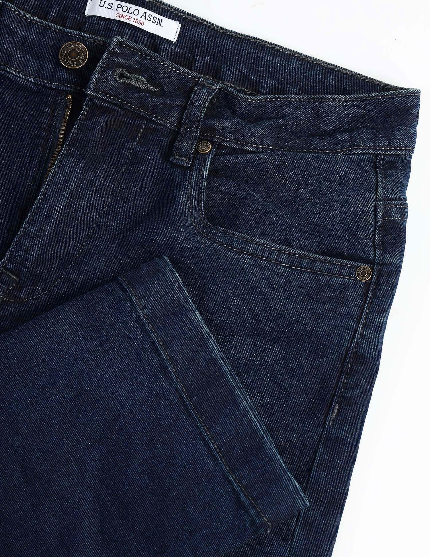 Slim Fit Blue Jeans Blue - U.S. POLO ASSN. | Large