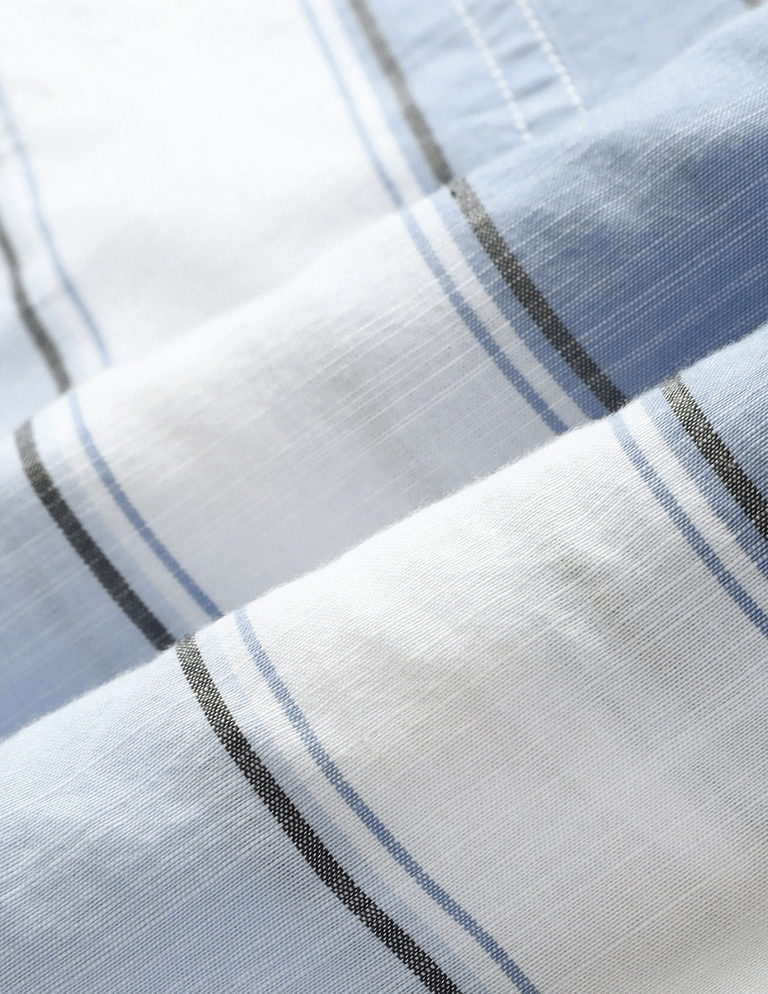 Vertical Stripe Cotton Shirt Blue - U.S. Polo Assn. India | Large