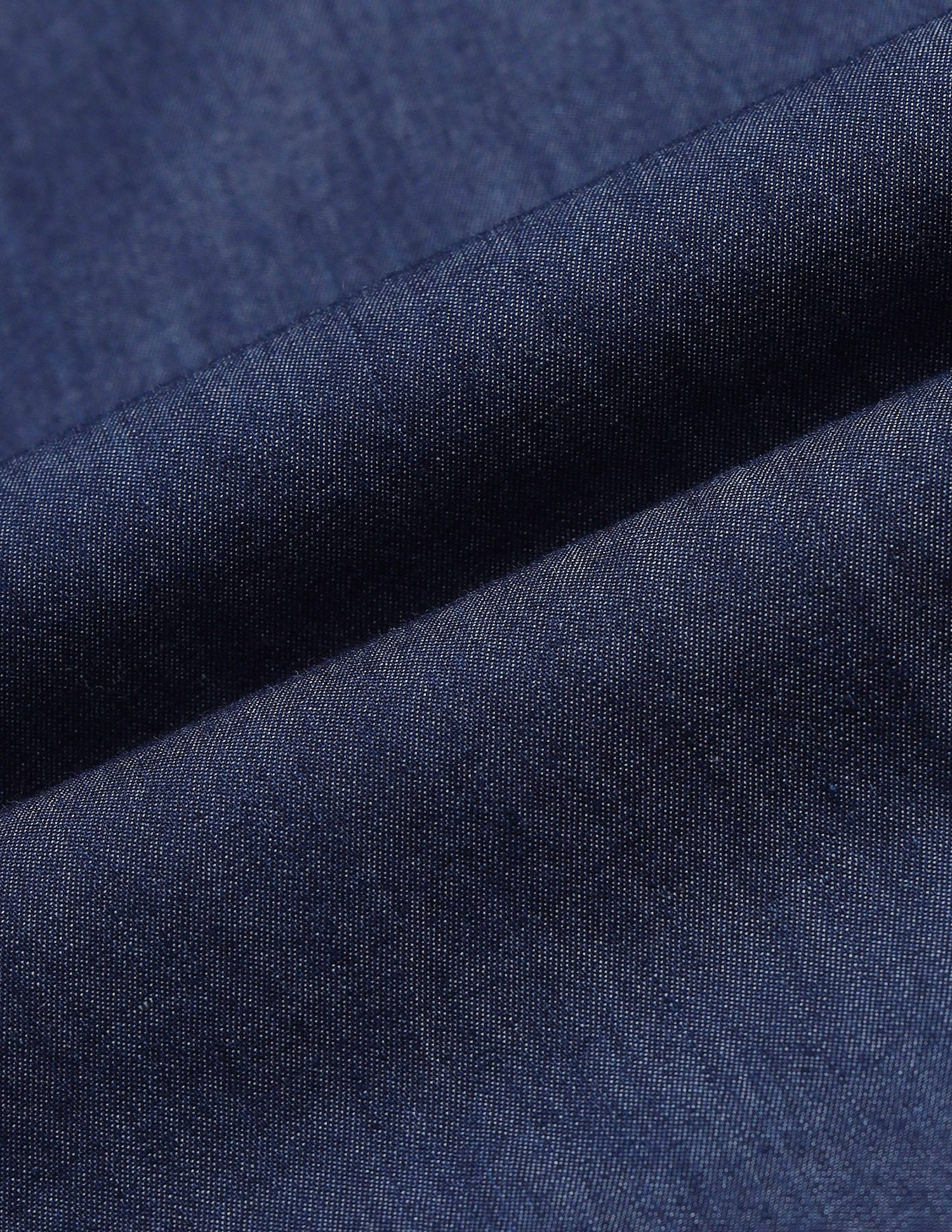 Solid Tailored Fit Shirt Indigo - U.S. Polo Assn. India | Large