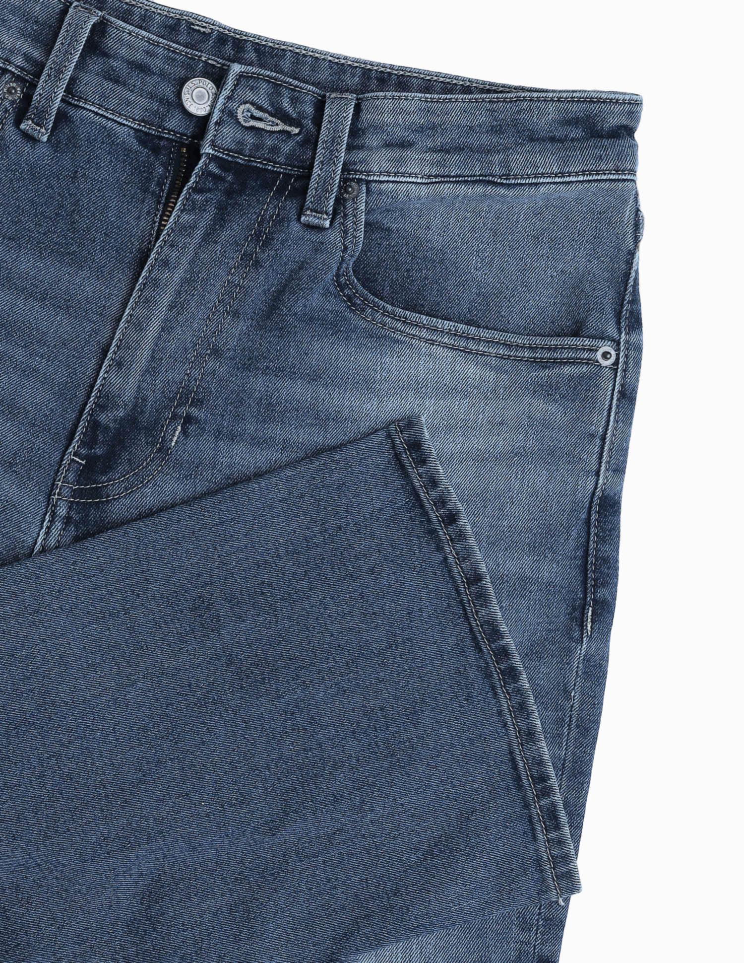 Connor Bootcut Fit Whiskered Jeans Mid Blue - U.S. Polo Assn. India | Large