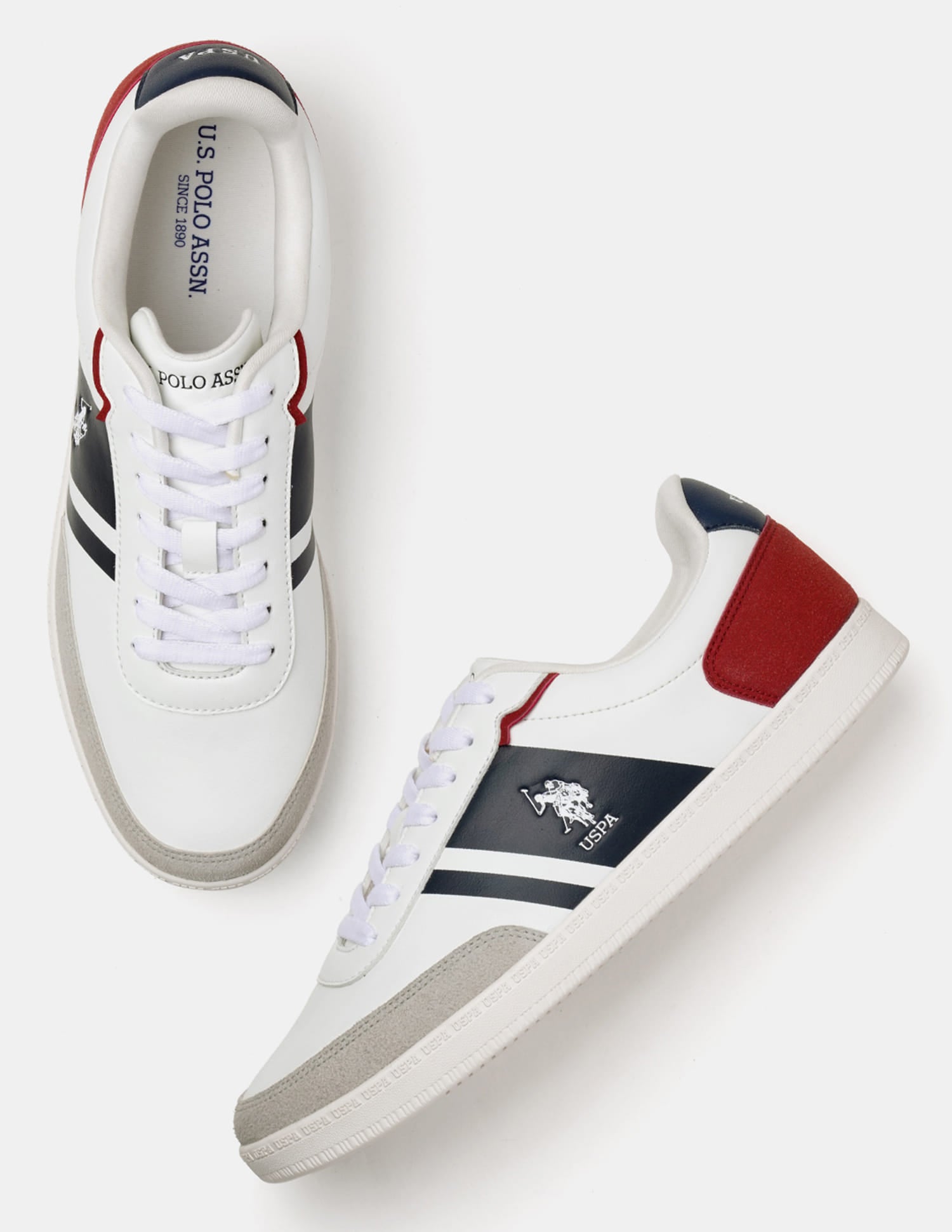 Men Hilton 2.0 Colourblocked Sneakers Multi3 - U.S. Polo Assn. India | Large