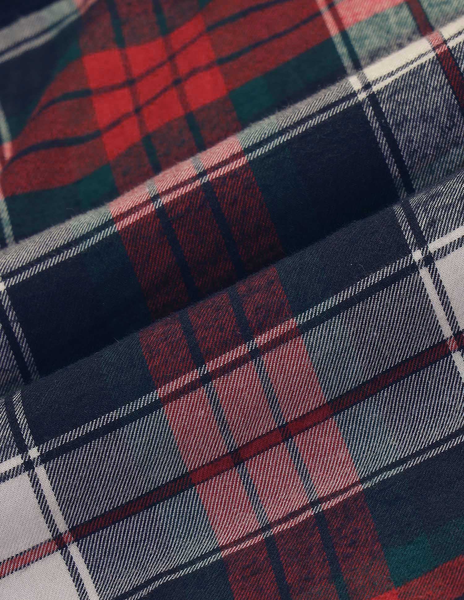 Boys Tartan Checked Twill Shirt Navy - U.S. POLO ASSN. | Large